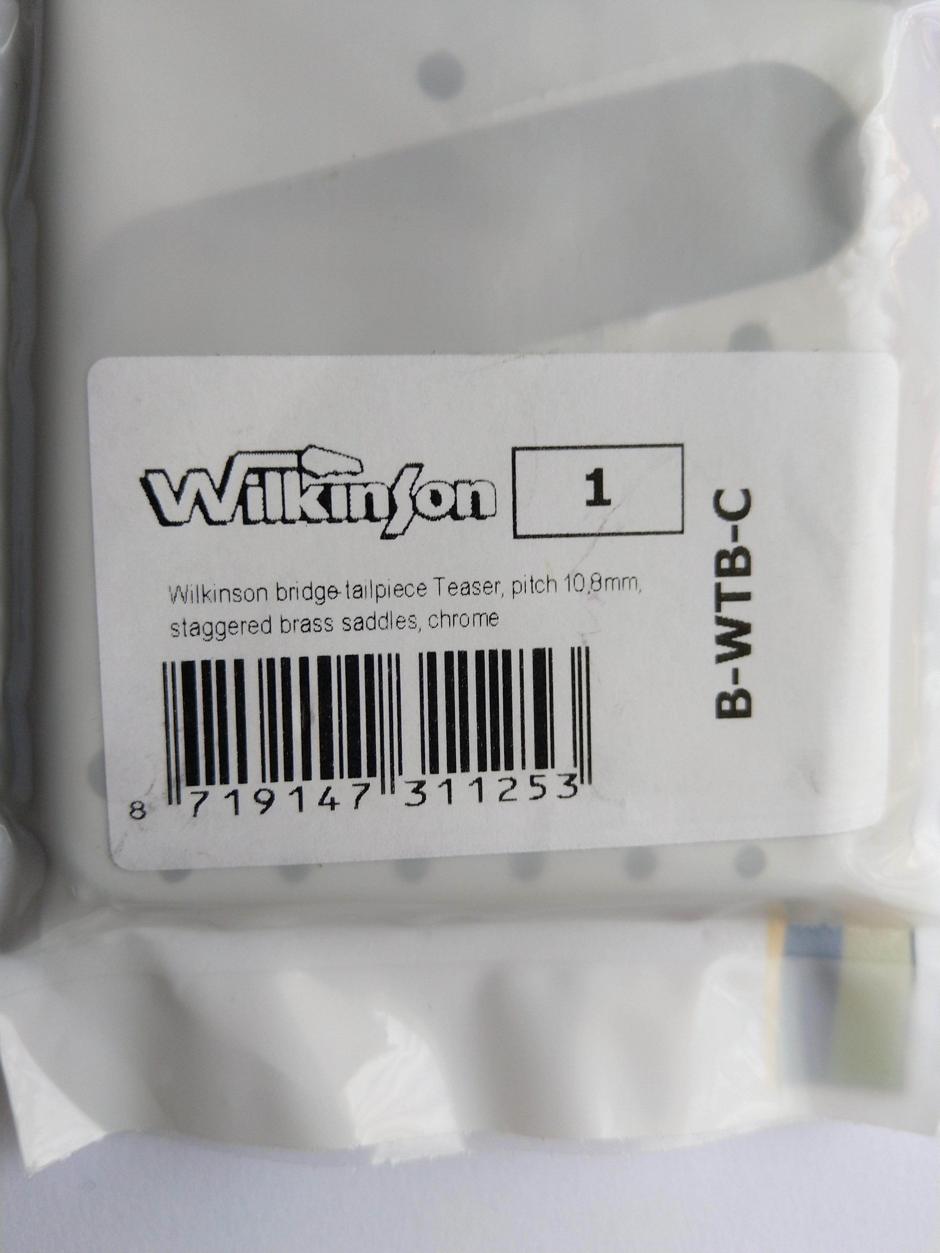 Wilkinson B-WTB-C Bridge für Tele Chrome