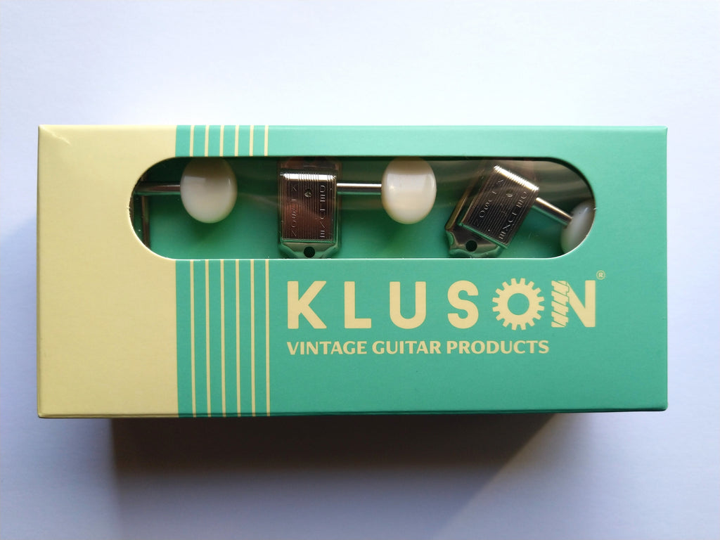 Kluson Traditional "Double Line" Mechaniken / Junior / 3+3 Nickel