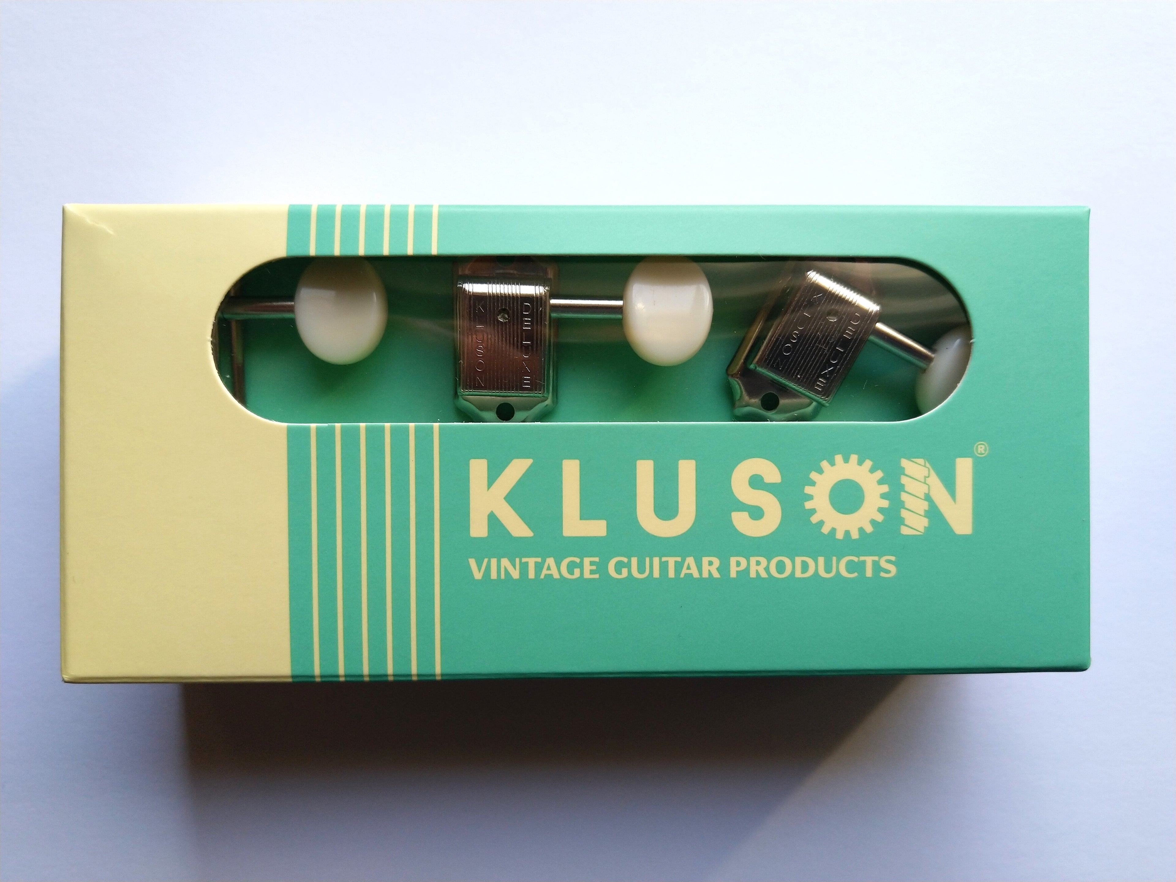 Kluson Traditional "Double Line" Mechaniken / Junior / 3+3 Nickel