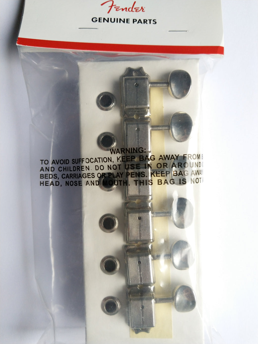 Fender® American Vintage guitar tuners staggered Mechaniken 6 in line Nickel