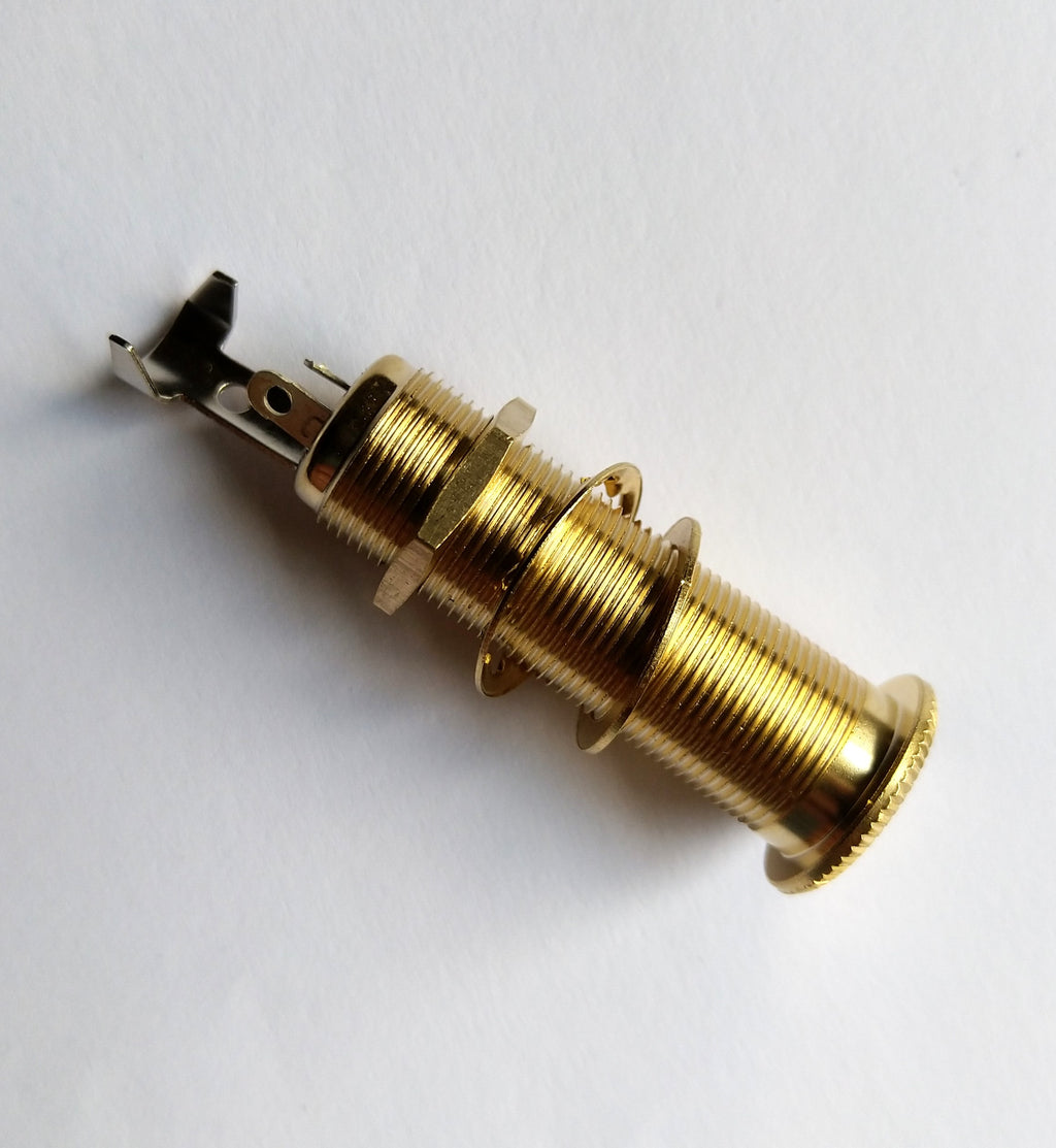 göldo Zargenbuchse Klinkenbuchse stereo, gold