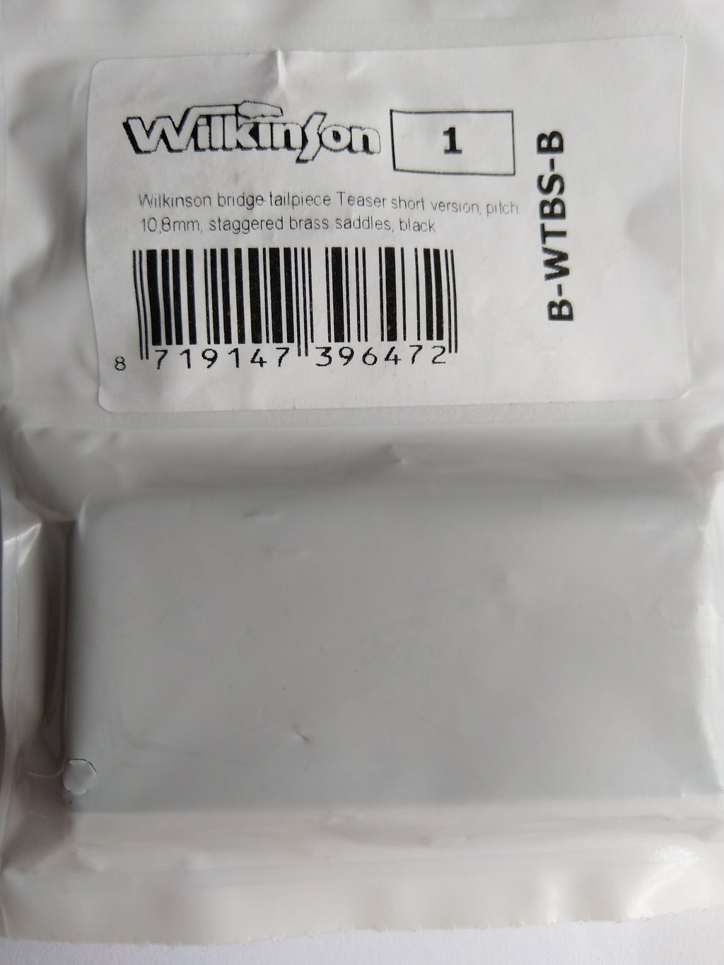 Wilkinson B-WTBS-B Short Bridge für Tele Black