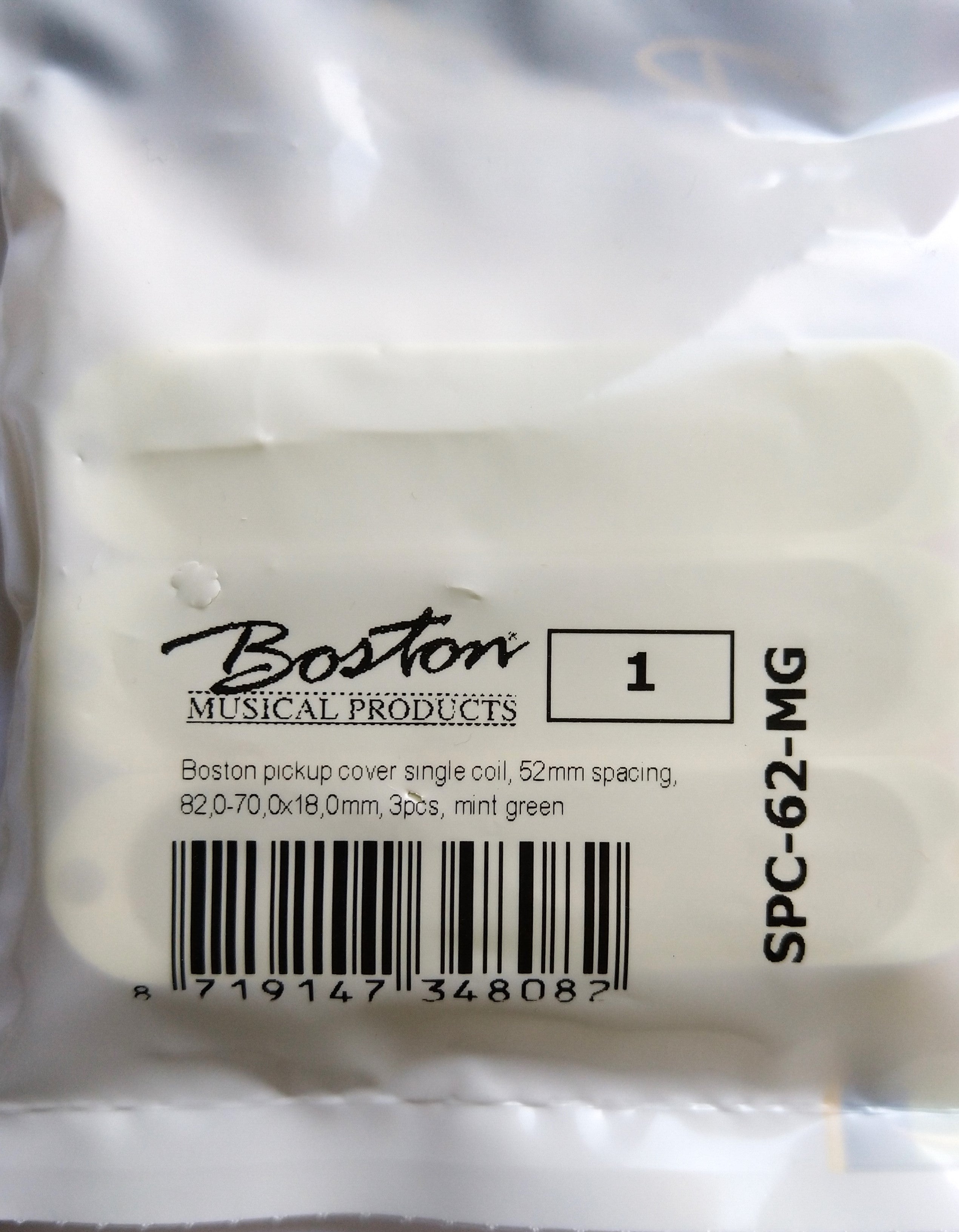 3 Boston SC-Pickup Standard Kappen Cover F-Style mint green
