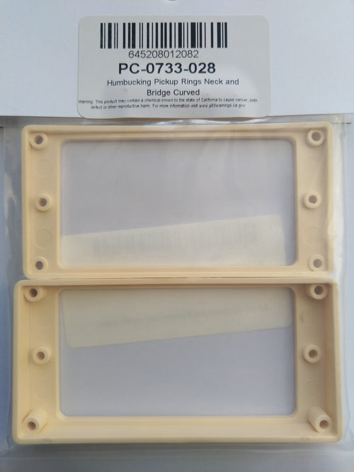 Allparts Humbucker-Rahmen Set curved Cream
