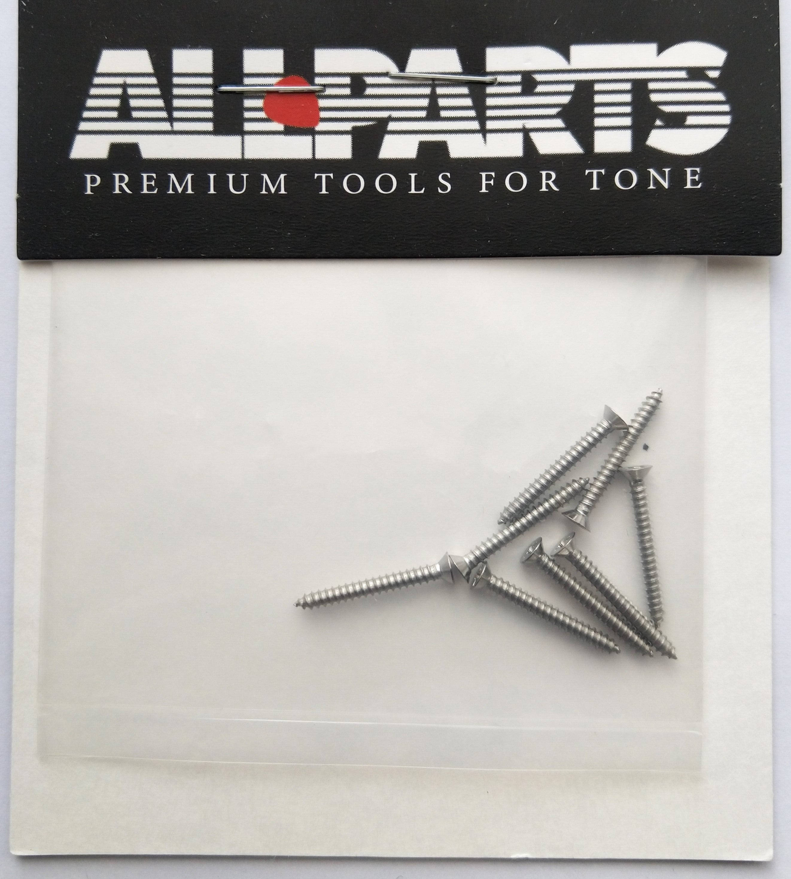 8 Allparts Humbucker Rahmenschrauben, 19mm stainless