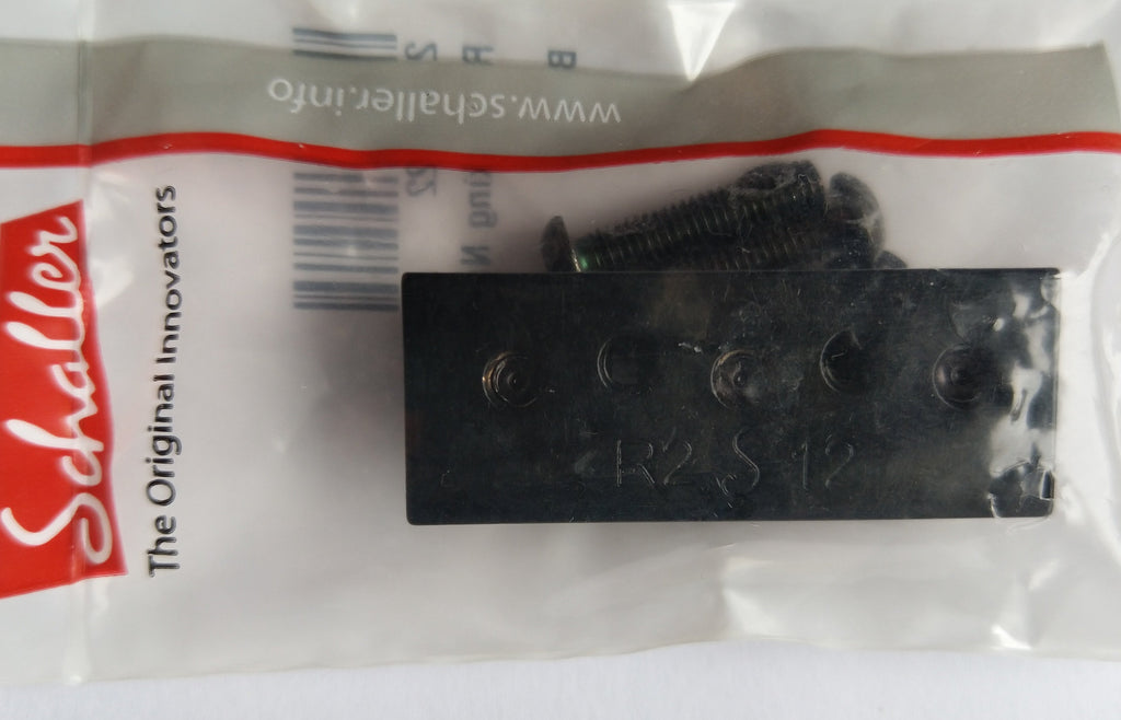 Schaller Klemmsattel Locking Nut R2, 12" Radius für FR-Tremolo Black