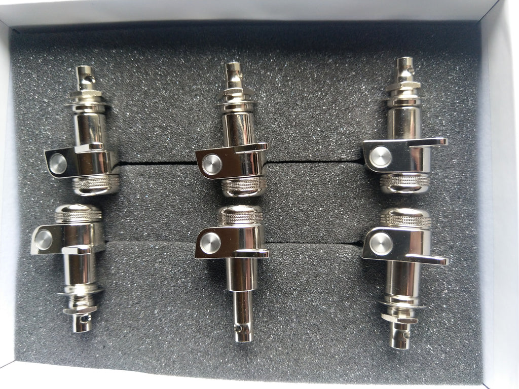 Schaller M6 Locking 19.5 Tuners 135° Mechaniken 3L 3R Nickel