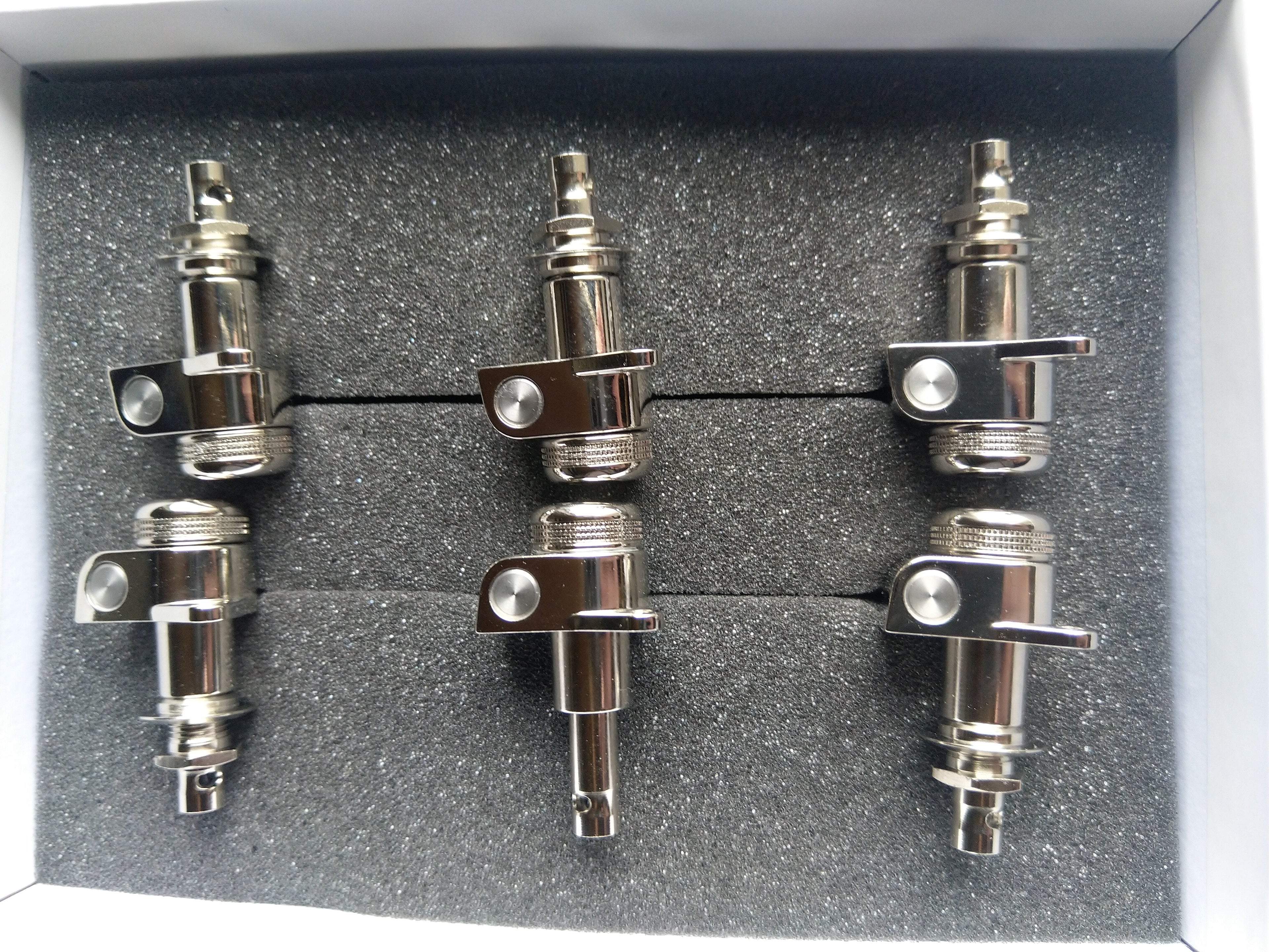 Schaller M6 Locking 19.5 Tuners 135° Mechaniken 3L 3R Nickel