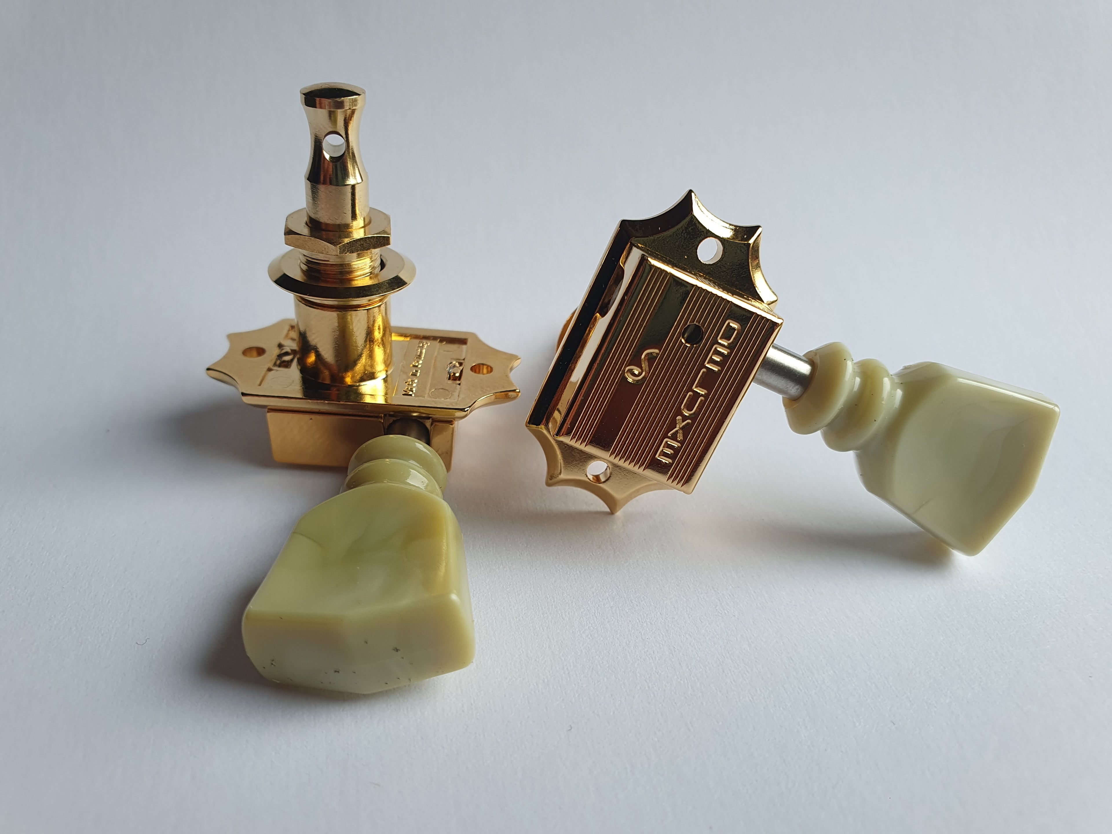 Schaller G-Series Deluxe KeyStone DR Solid (19.7/21.7/23.7) Mechaniken 3+3 Gold
