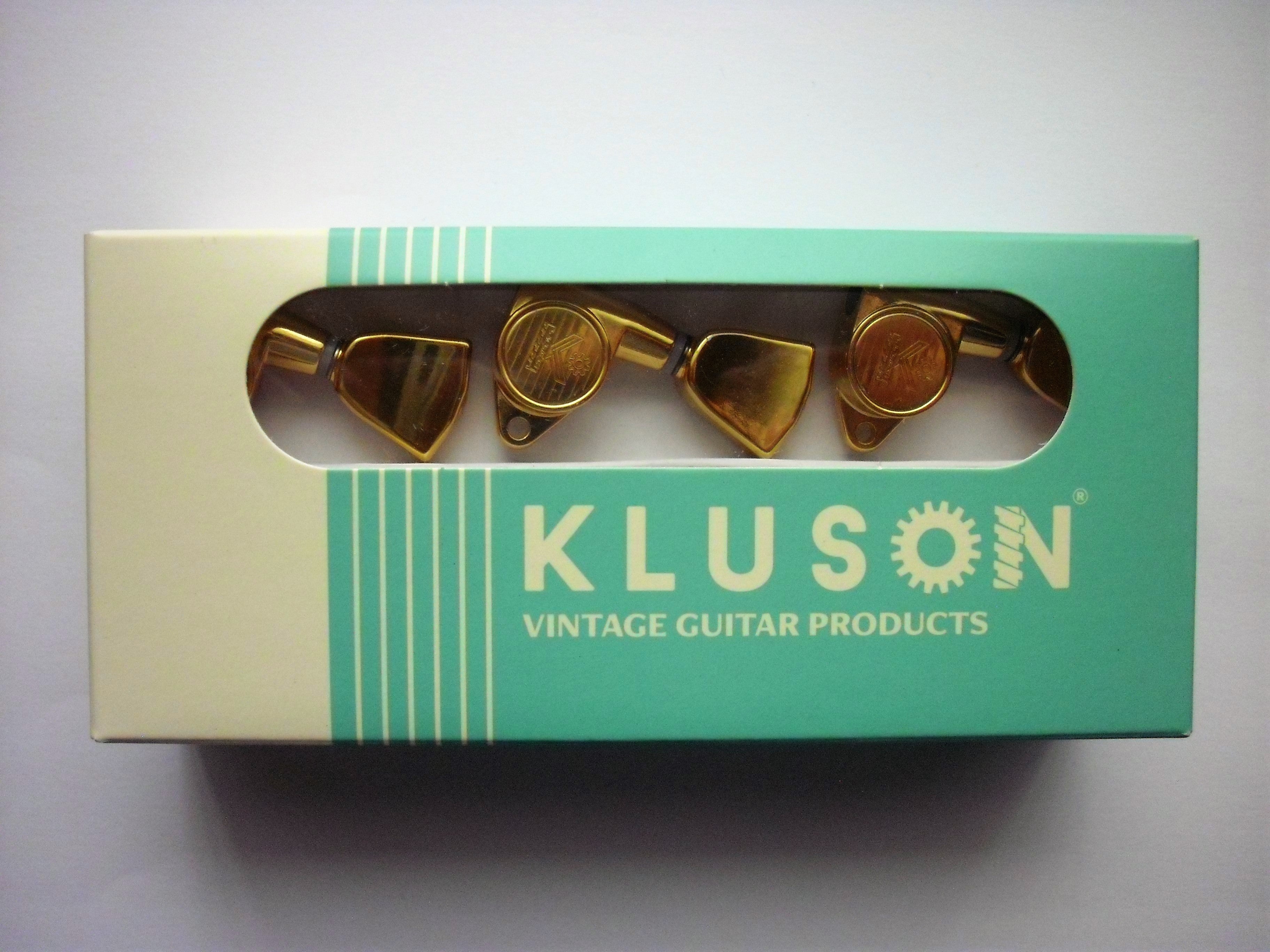 Kluson Modern "TopLock" / Tulip / 3+3 Gold