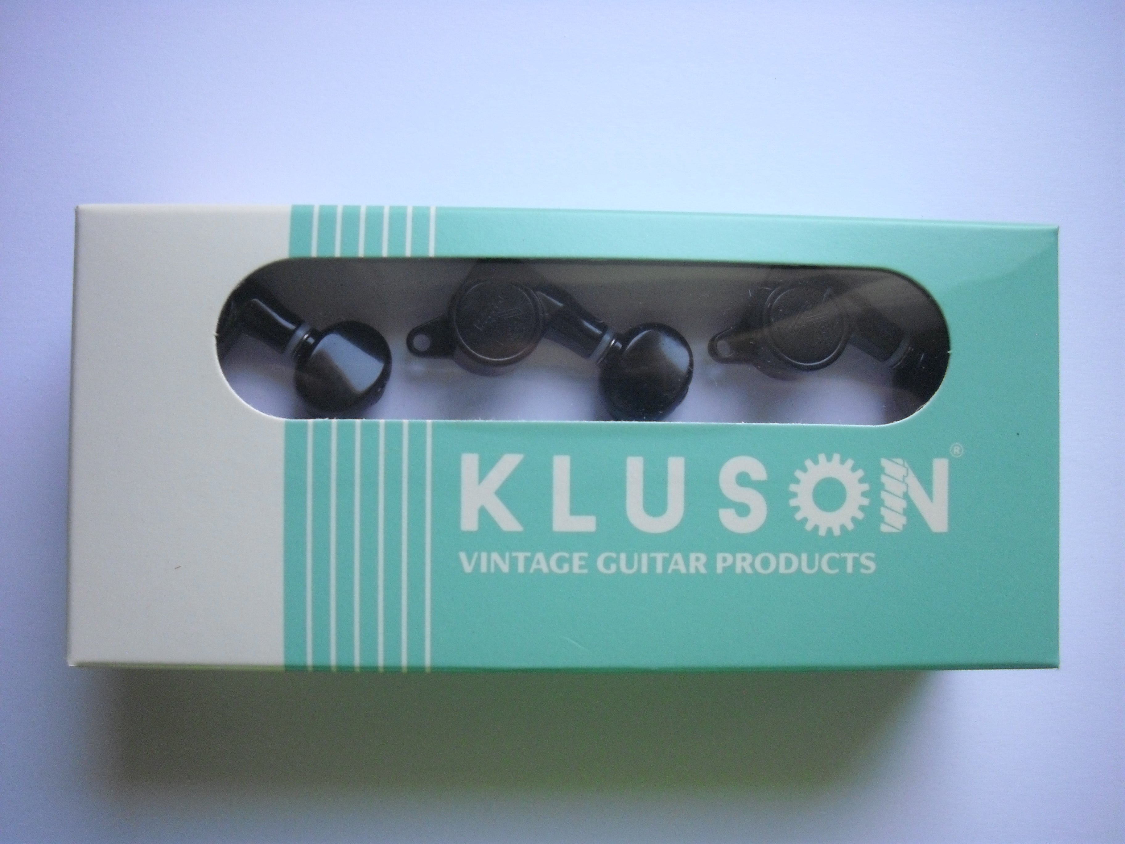 Kluson Modern "TopLock" / Oval / 6 L black