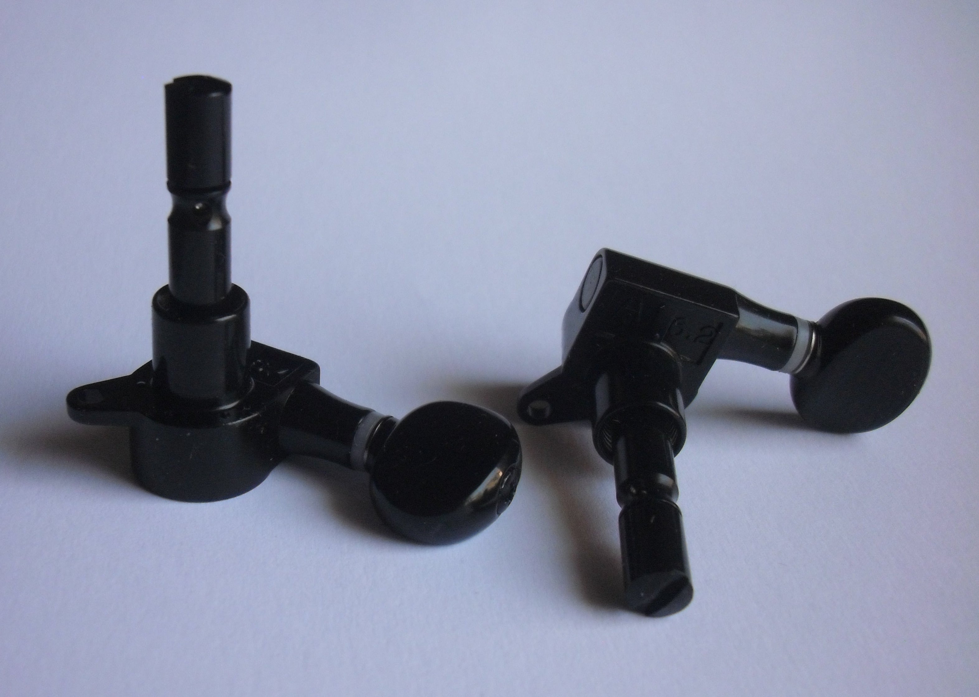 Kluson Modern "TopLock" / Oval / 6 R black (Left hand / reverse)