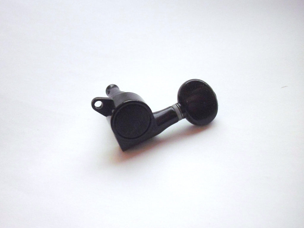 Kluson Modern "Roundback" / Oval / 6 R black (Left hand / reverse)