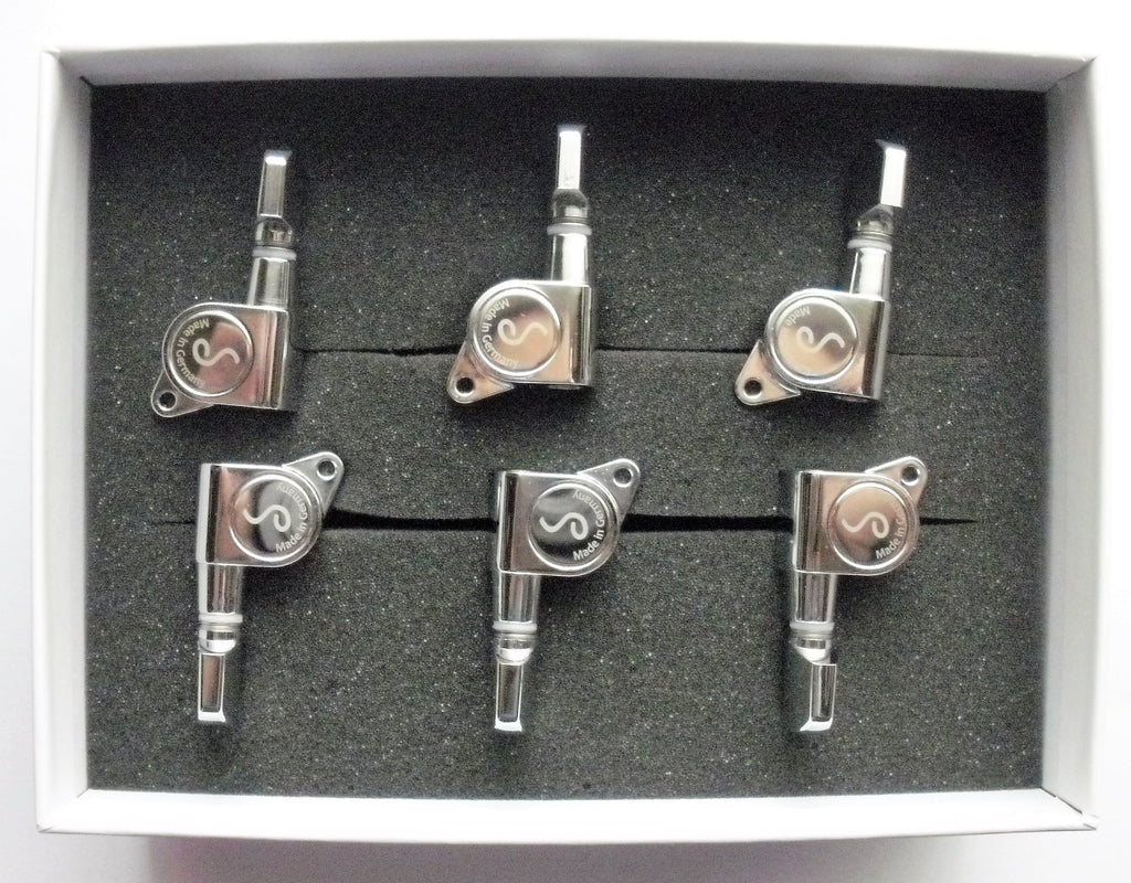Schaller M6 Tuners (135 Grad) Mechaniken 6 rechts (Lefthand) Chrome