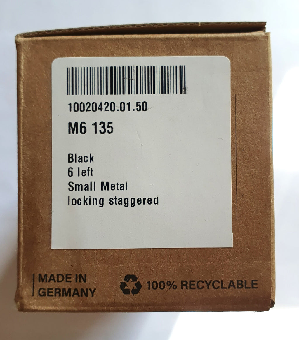 Schaller M6 Locking Tuners 135° Mechaniken 6 links Black