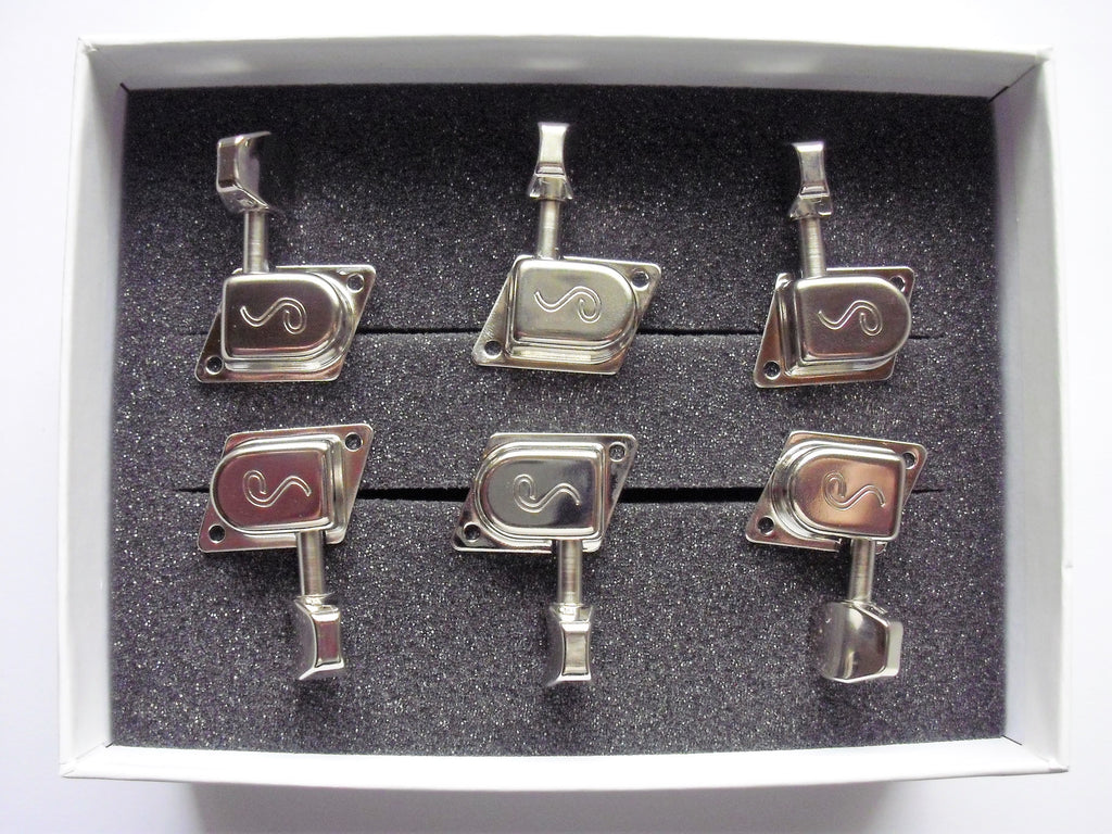 Schaller Original F-Series / 70s Tuners Mechaniken 6 links nickel