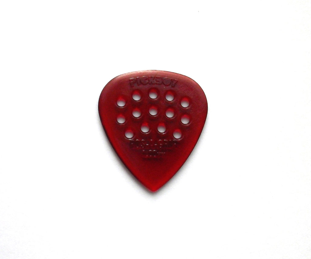12 PickBoy POS-A-Grip Picks Plektren red, 1,00 mm