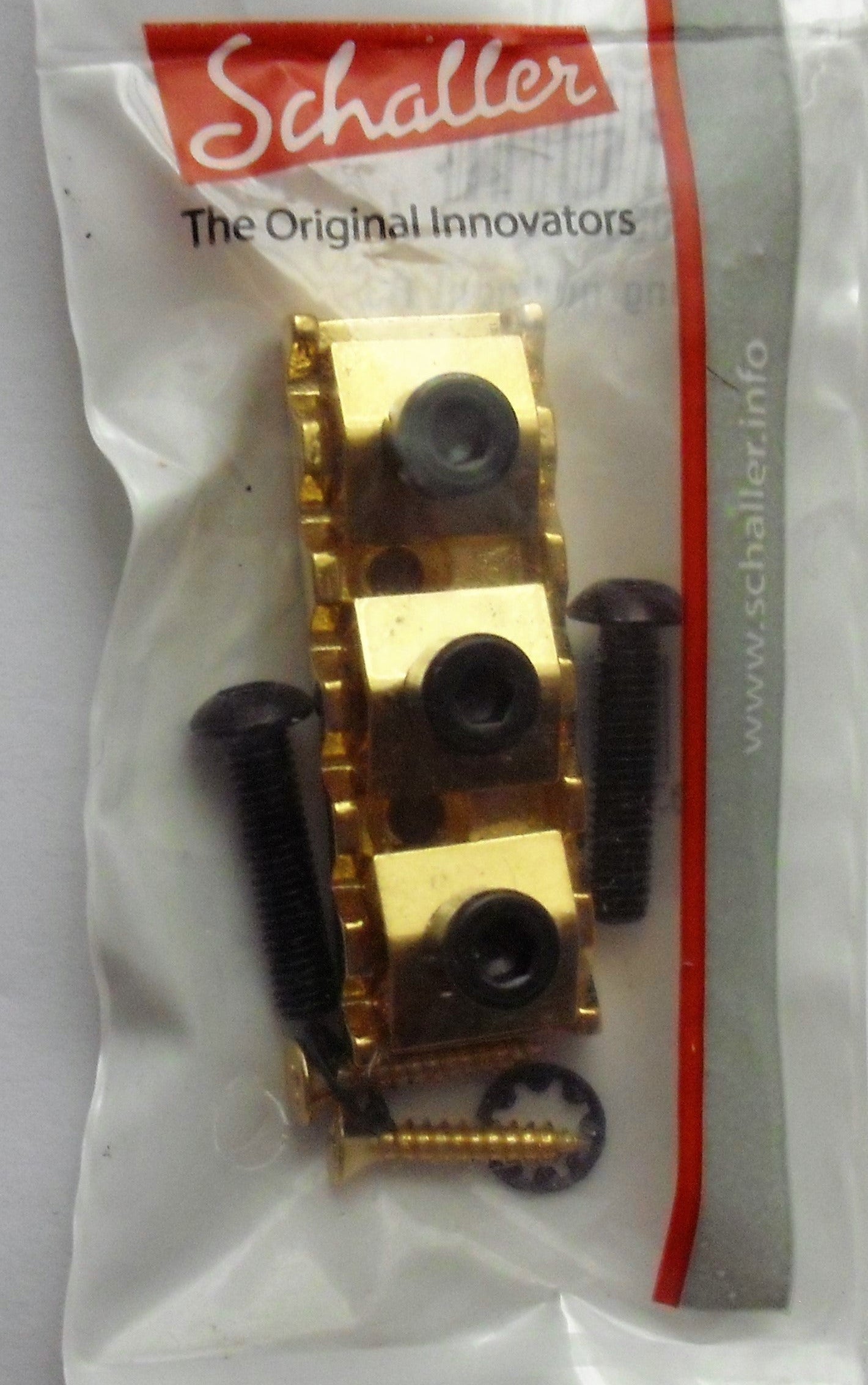 Schaller Klemmsattel Locking Nut R3, 10" Radius für FR-Tremolo Gold