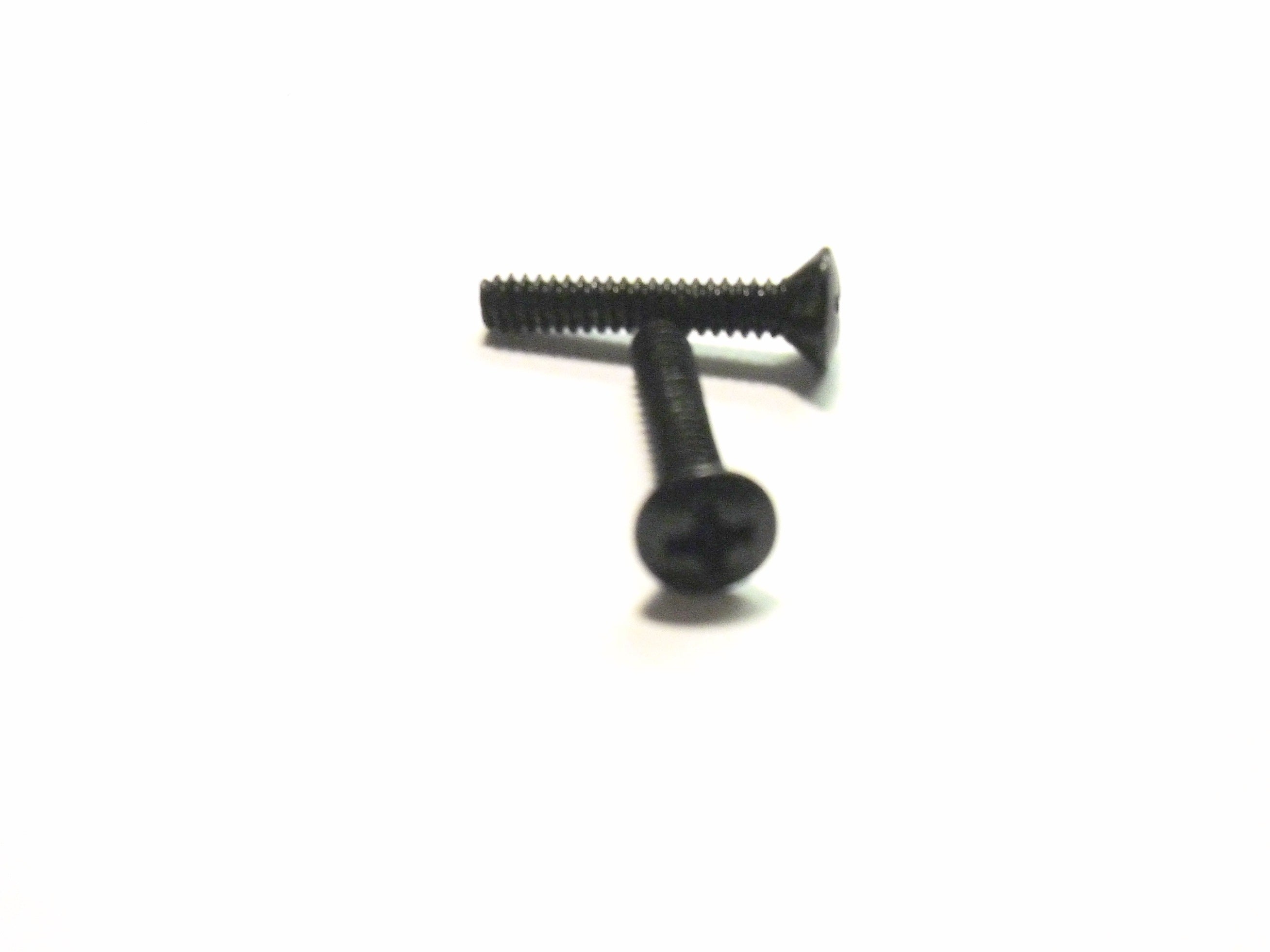 2 göldo Pickup-Schrauben für Strat, Senkkopf, 17mm US-Gewinde, schwarz