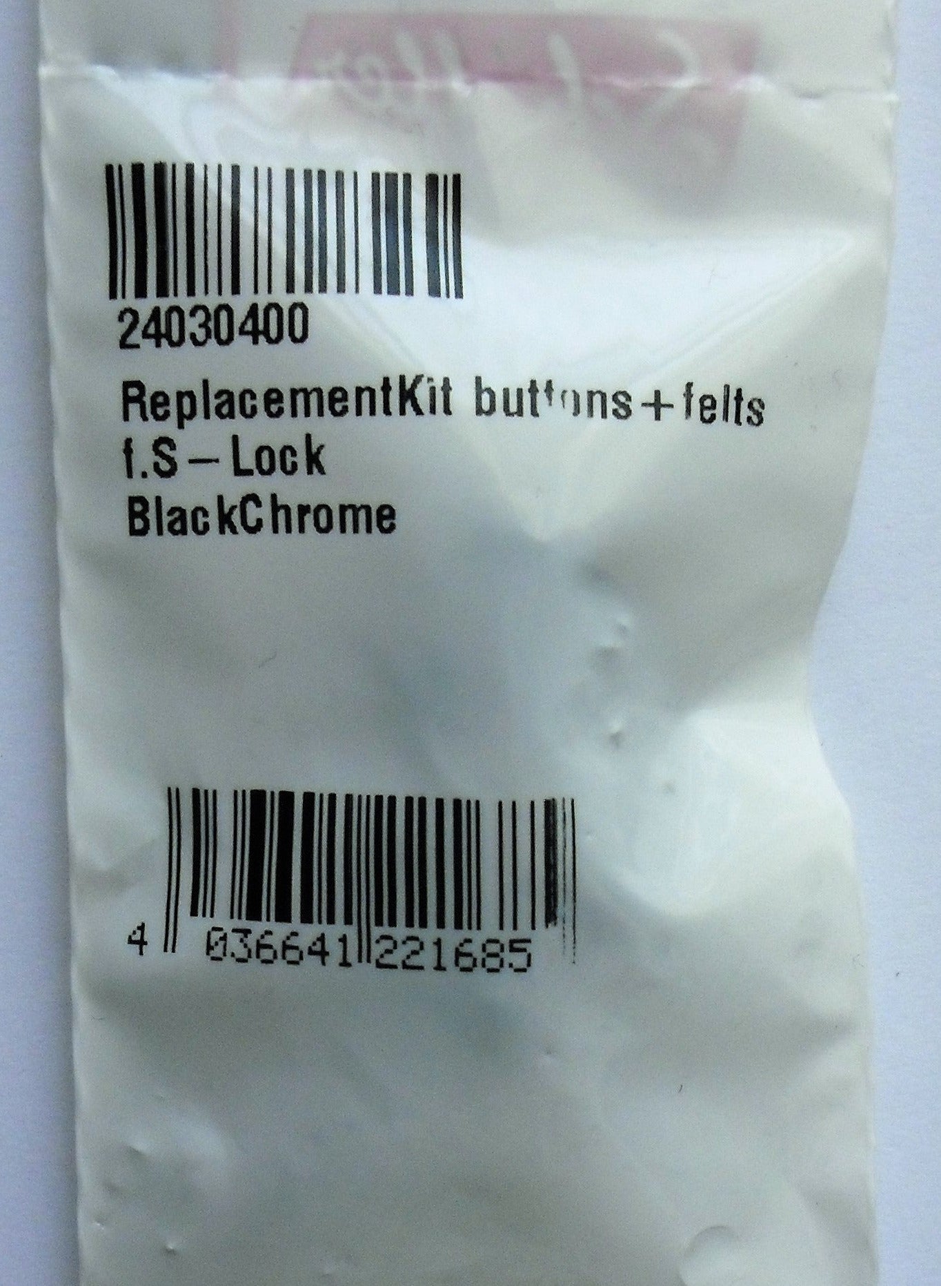 Schaller Replacement Kit buttons f. S-Locks Größe M Black
