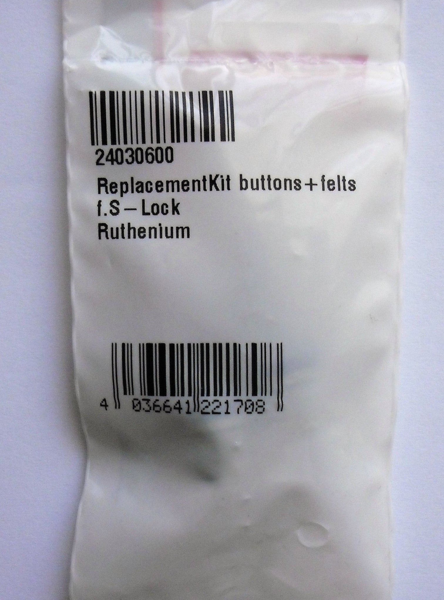 Schaller Replacement Kit buttons f. S-Locks Größe M Ruthenium