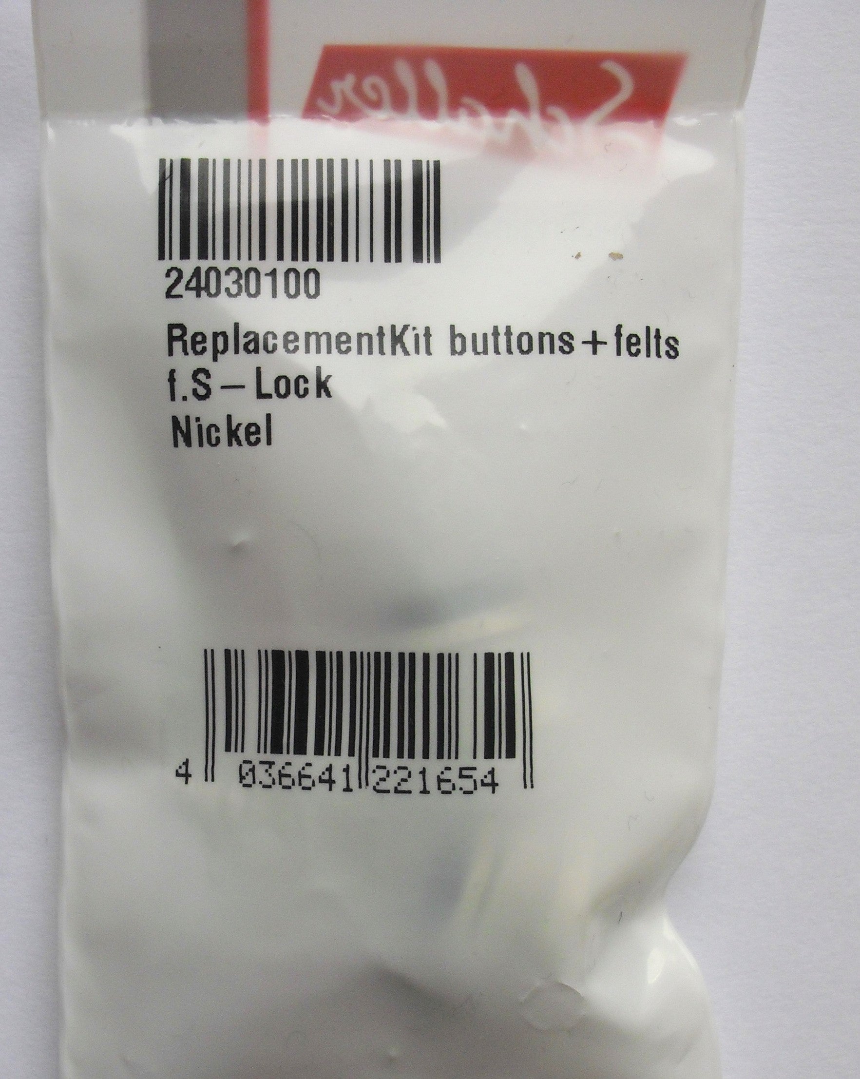 Schaller Replacement Kit buttons f. S-Locks Größe M Nickel