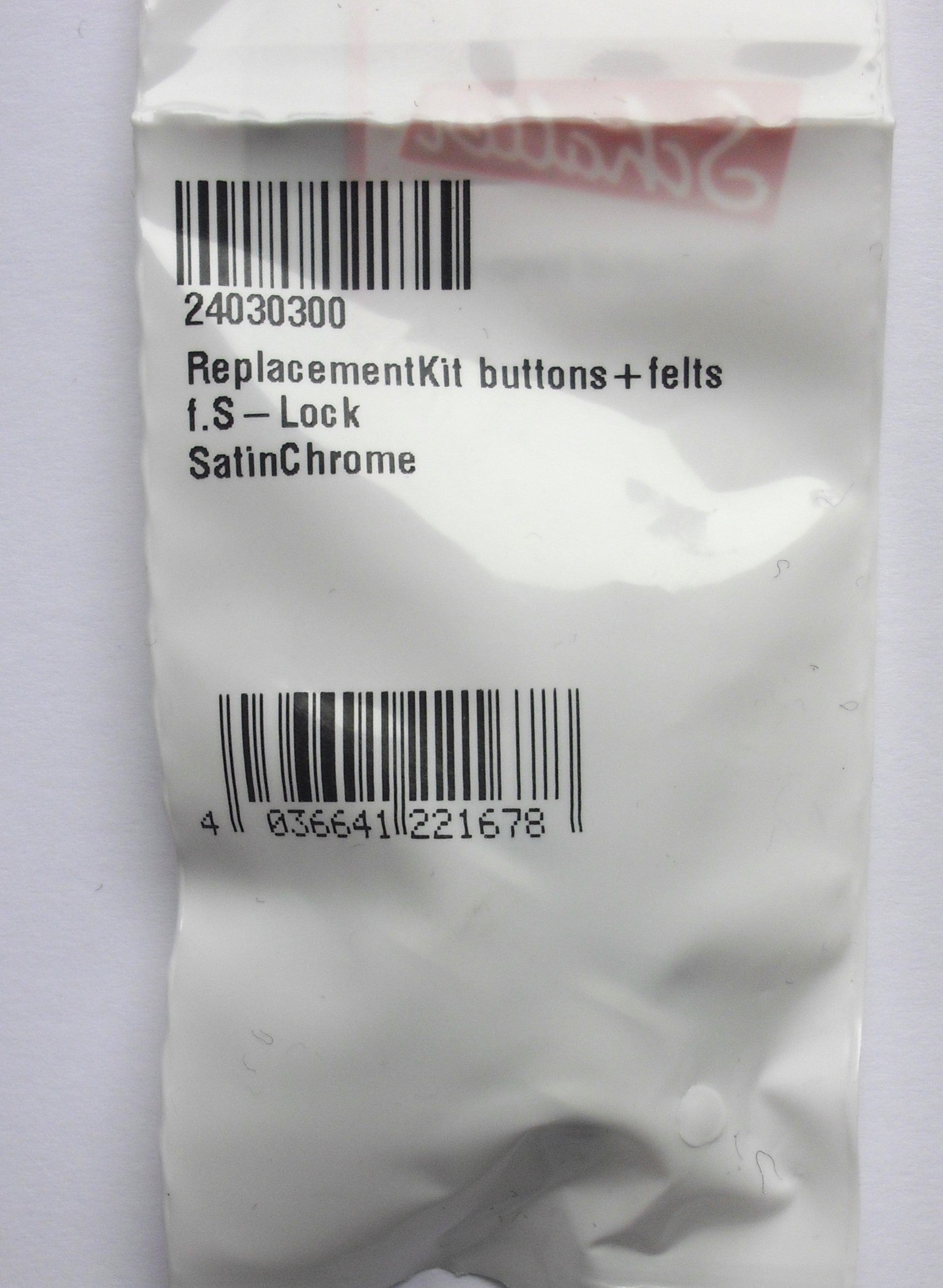 Schaller Replacement Kit buttons f. S-Locks Größe M SatinChrome