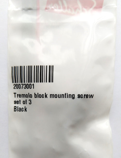 3 Schaller Befestigungsschrauben M5 x 12 für Tremoloblock Black