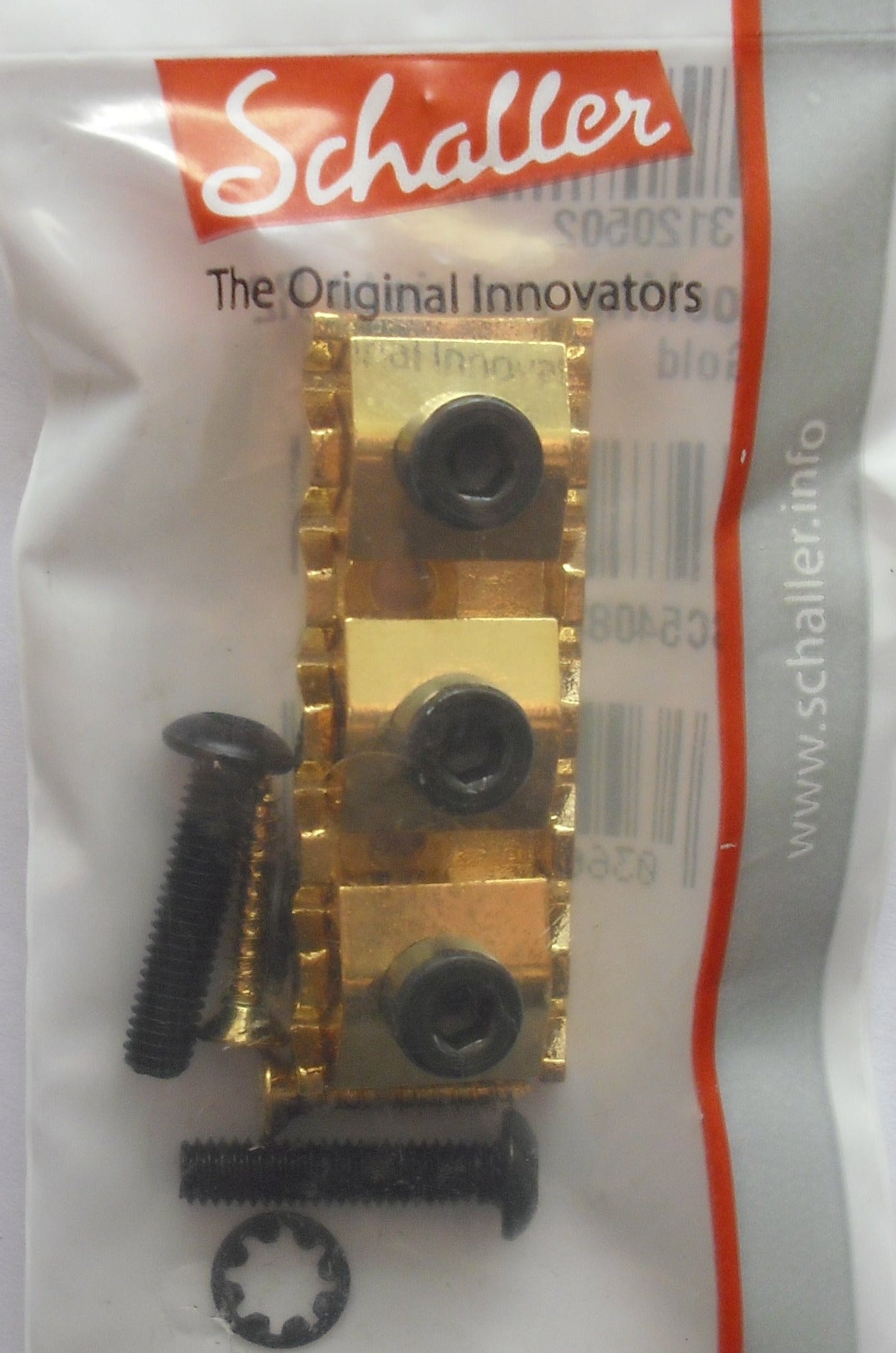 Schaller Klemmsattel Locking Nut R2, 12" Radius für FR-Tremolo Gold