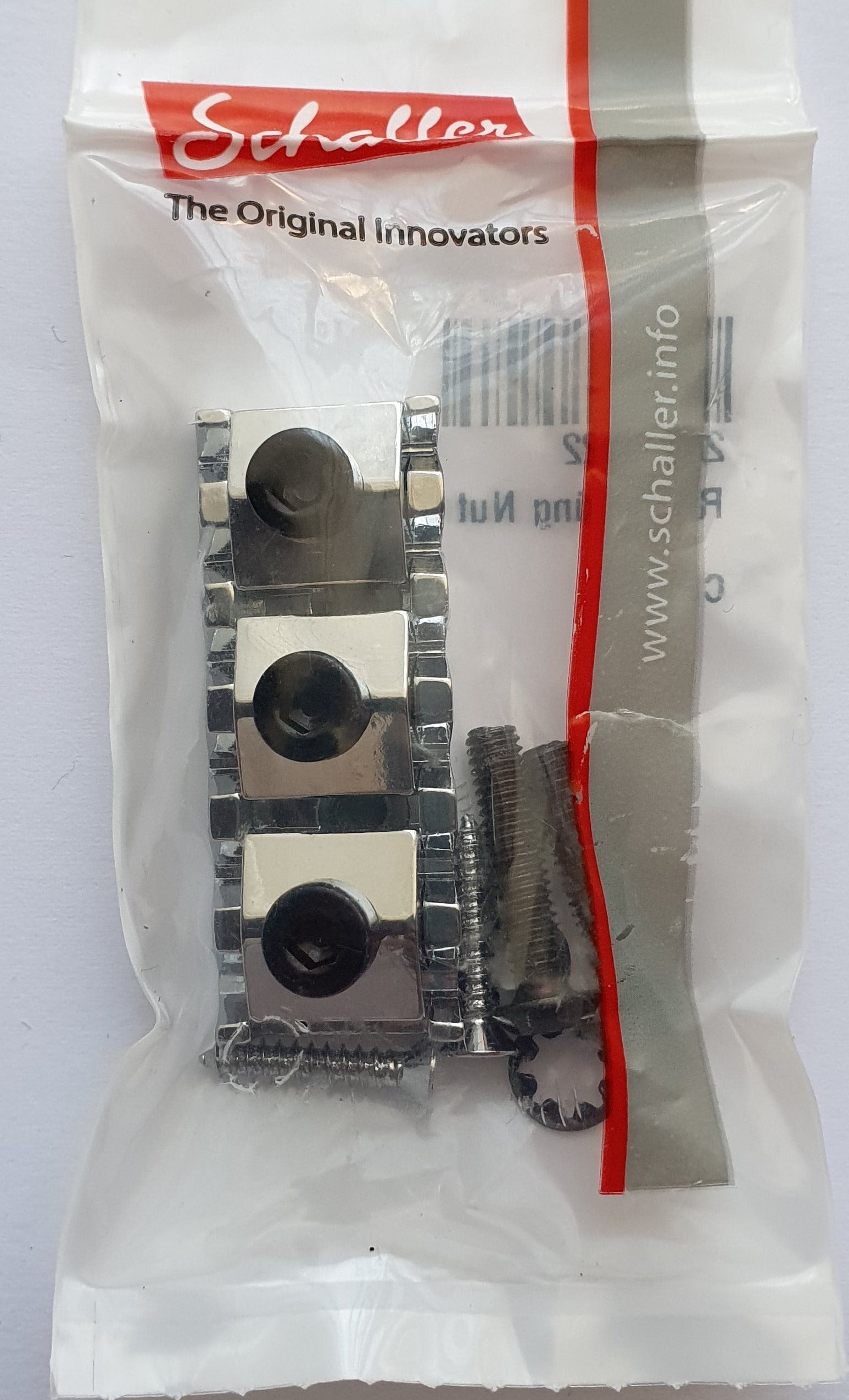 Schaller Klemmsattel Locking Nut R2, 12" Radius für FR-Tremolo Chrome