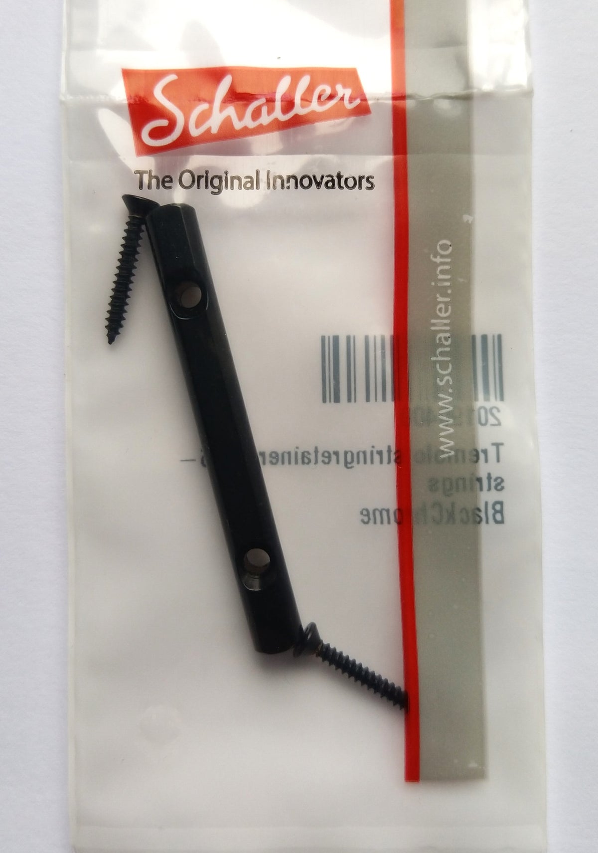 Schaller string retainer, Saitenniederhalter für FR-Tremolo, BlackChrome