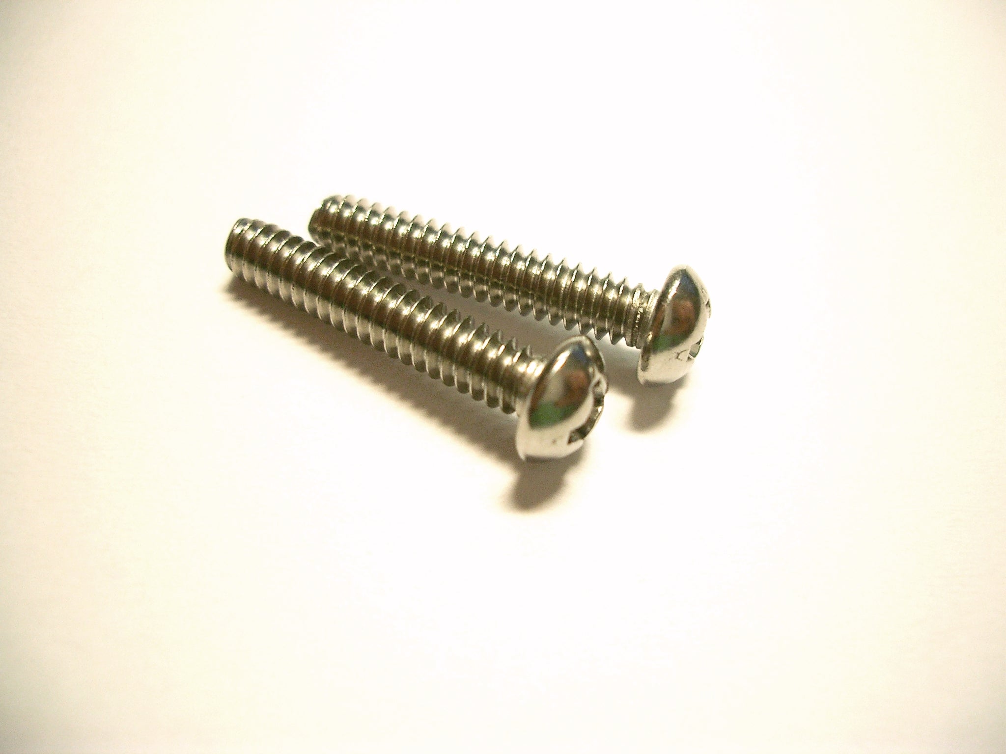 2 göldo Pickup-Schrauben für Strat, 20mm US-Gewinde nickel