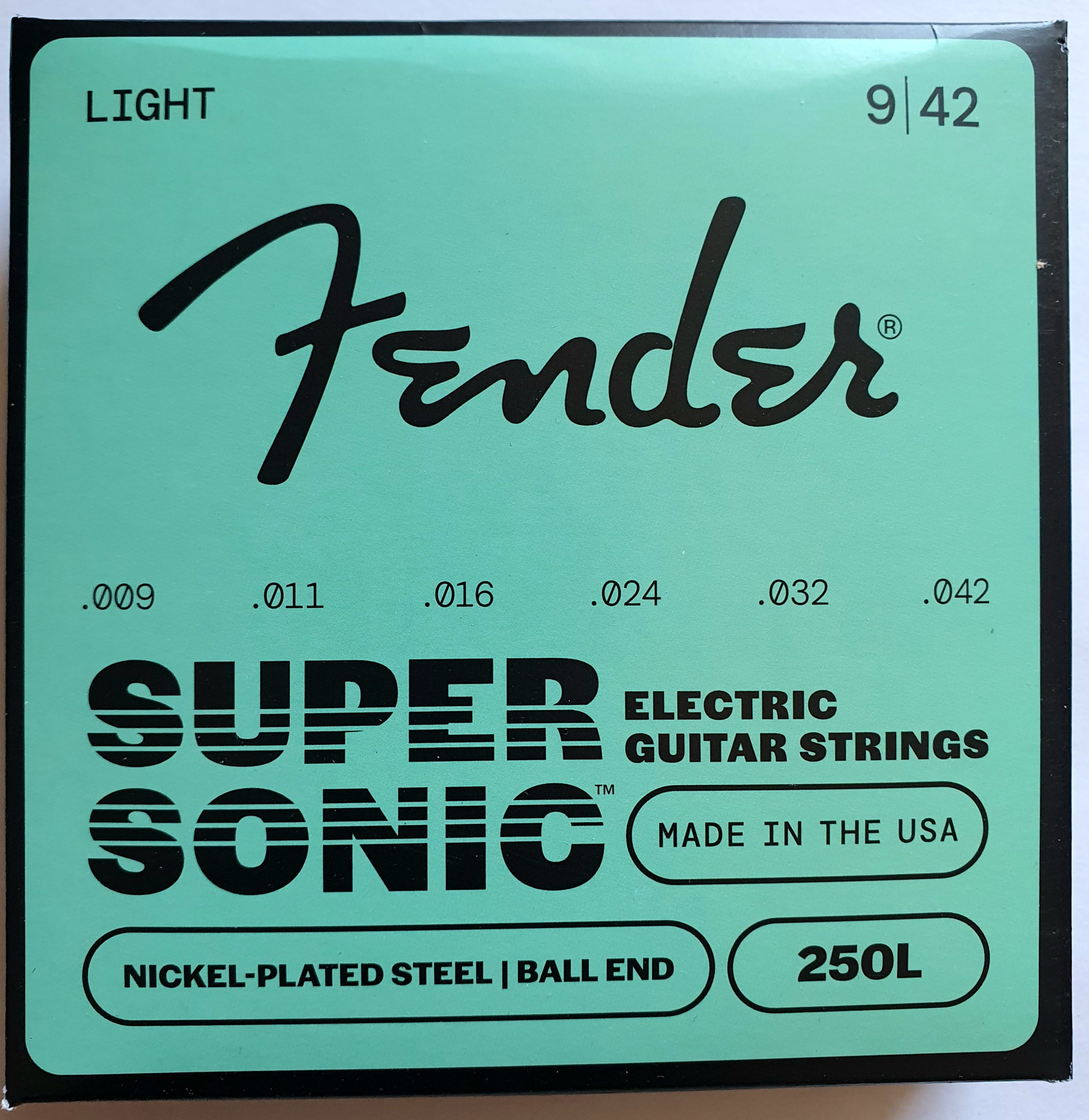 Fender Super Sonic 250L E-Gitarrensaiten 3-Pack Light 009-042