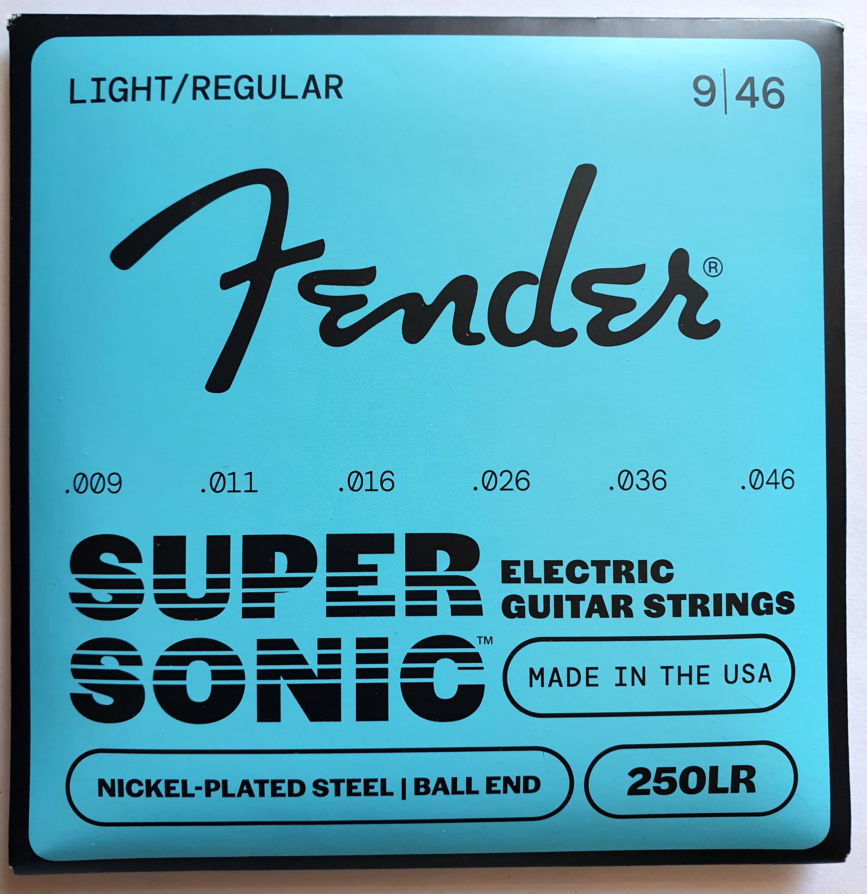 Fender Super Sonic 250LR E-Gitarrensaiten Light/Regular 009-046