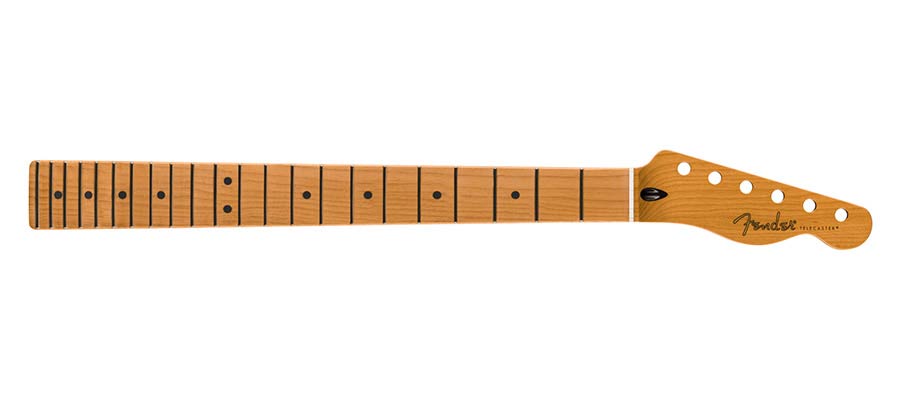 Fender® Genuine Replacement Neck Roasted Maple f. Tele, 12" 22 Bünde