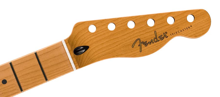 Fender® Genuine Replacement Neck Roasted Maple f. Tele, 12" 22 Bünde
