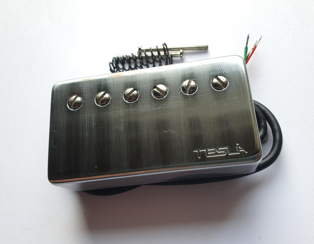 Tesla Pickup Opus 4 worn nickel, Humbucker Neck