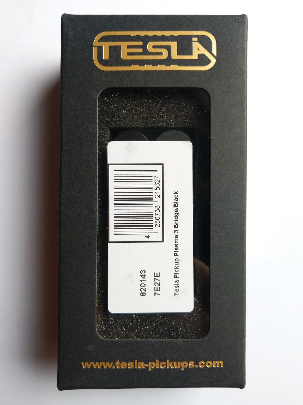 Tesla Pickup Plasma 3, Humbucker Bridge black