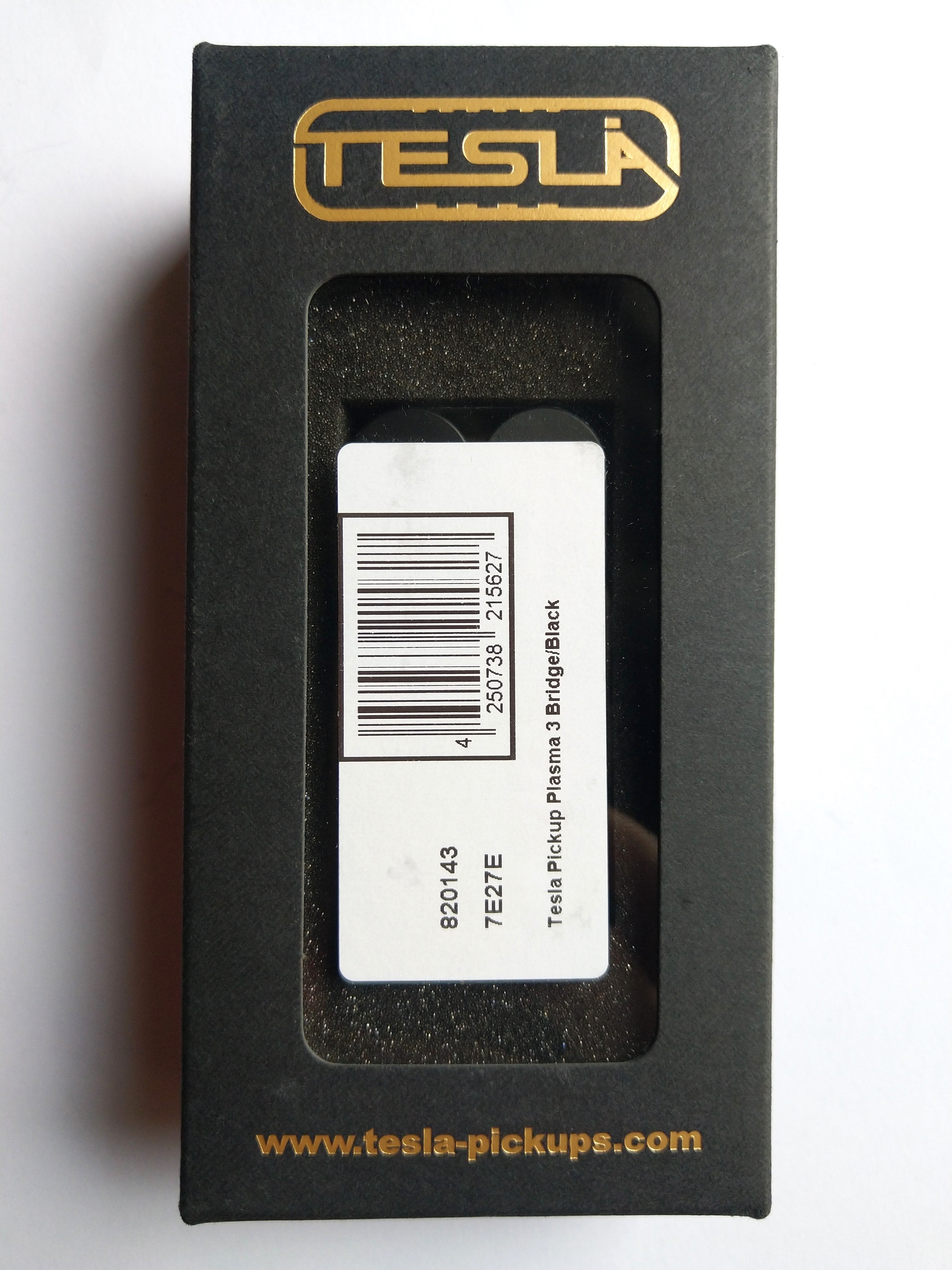 Tesla Pickup Plasma 3, Humbucker Bridge black