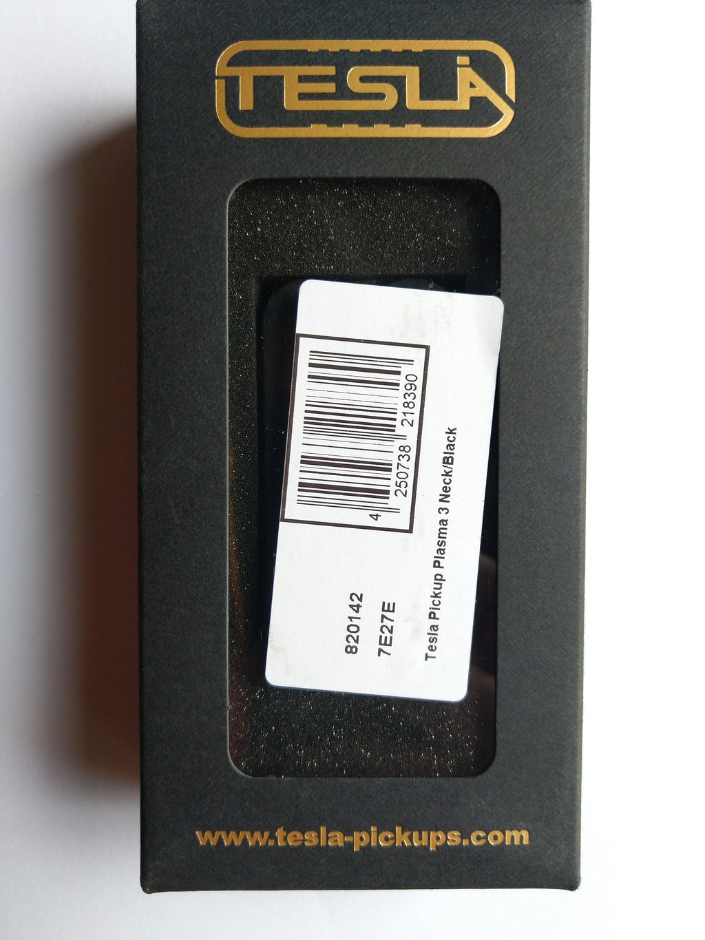 Tesla Pickup Plasma 3, Humbucker Neck black