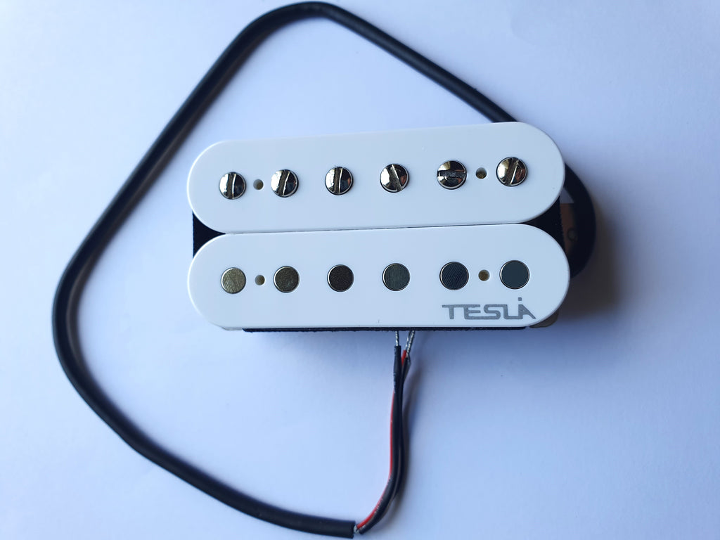 Tesla Pickup Plasma 7, Humbucker Neck white
