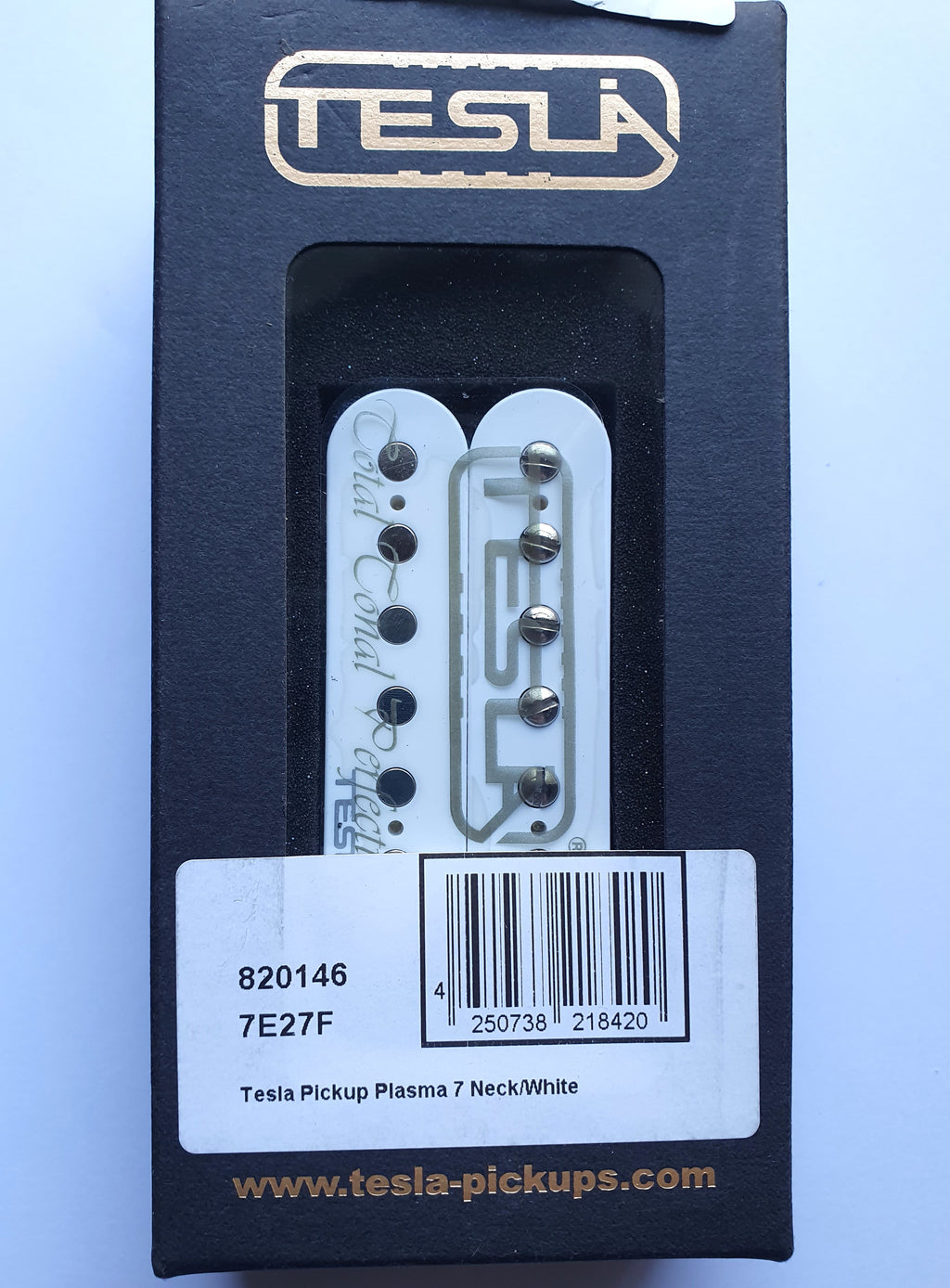 Tesla Pickup Plasma 7, Humbucker Neck white