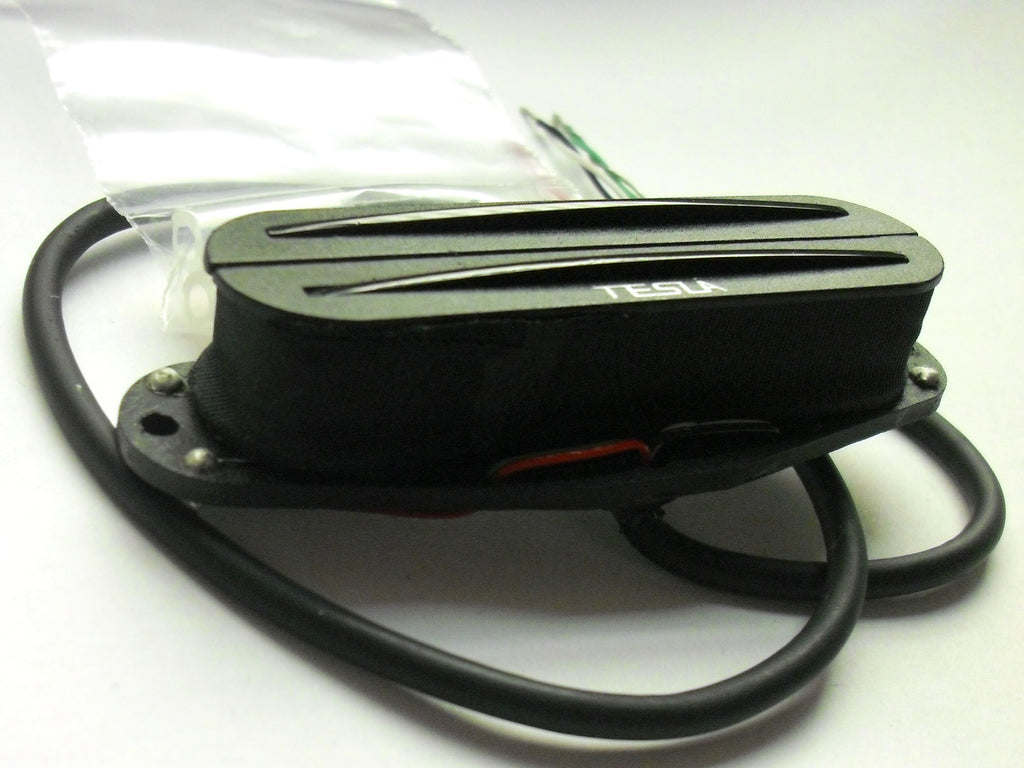 Tesla Pickup Plasma RS-1 Rail Humbucker Bridge Black
