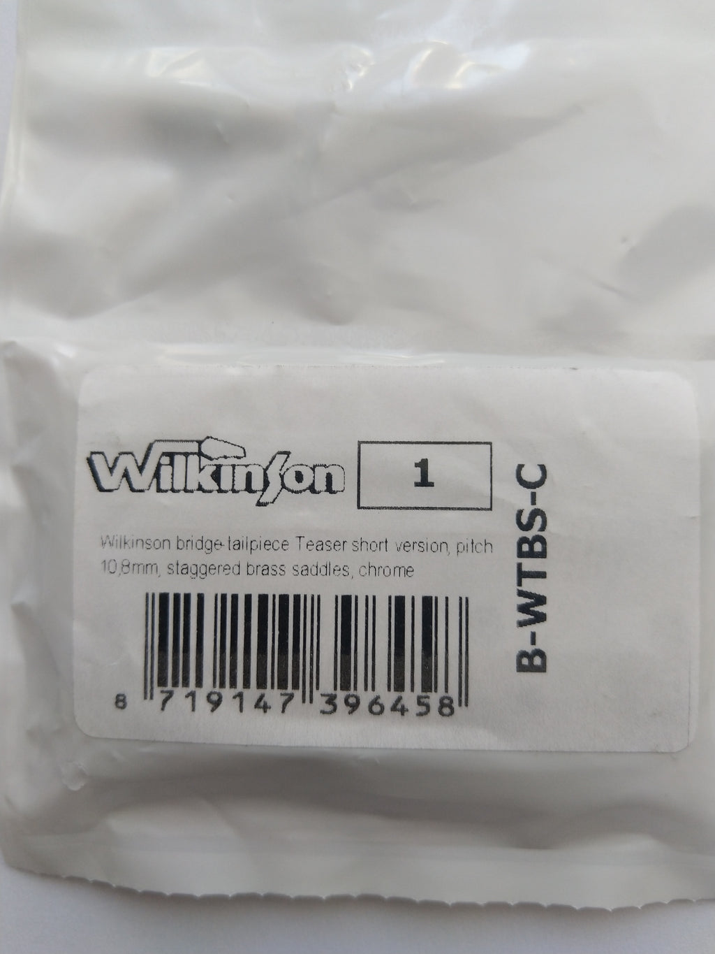 Wilkinson B-WTBS-C Short Bridge für Tele Chrome