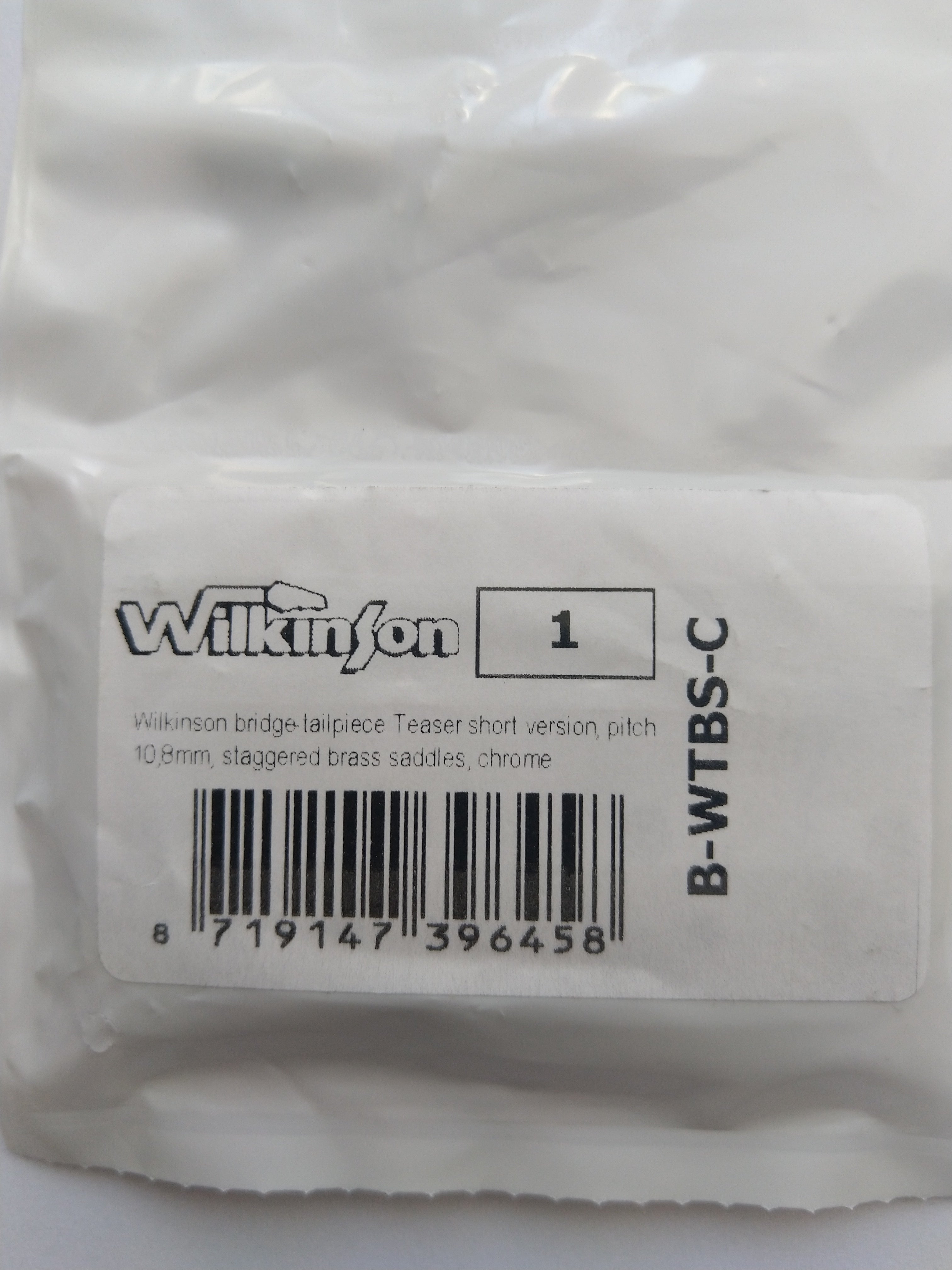 Wilkinson B-WTBS-C Short Bridge für Tele Chrome