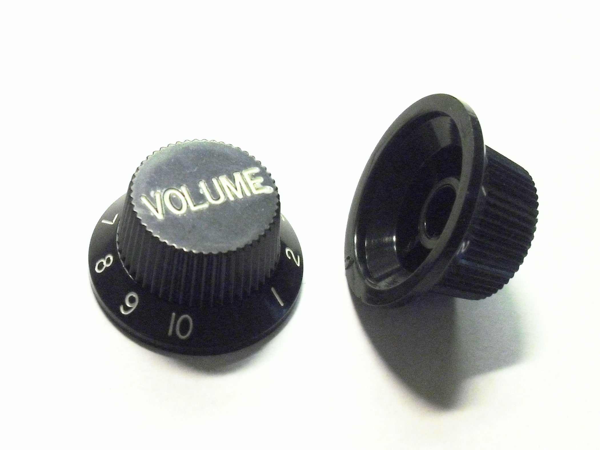 göldo Bell Knob Volume, universal Poti-knopf 1pc schwarz/weiß