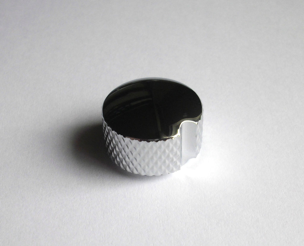 göldo Deluxe Metal Knob, Poti-knopf groß, chrome 22 mm