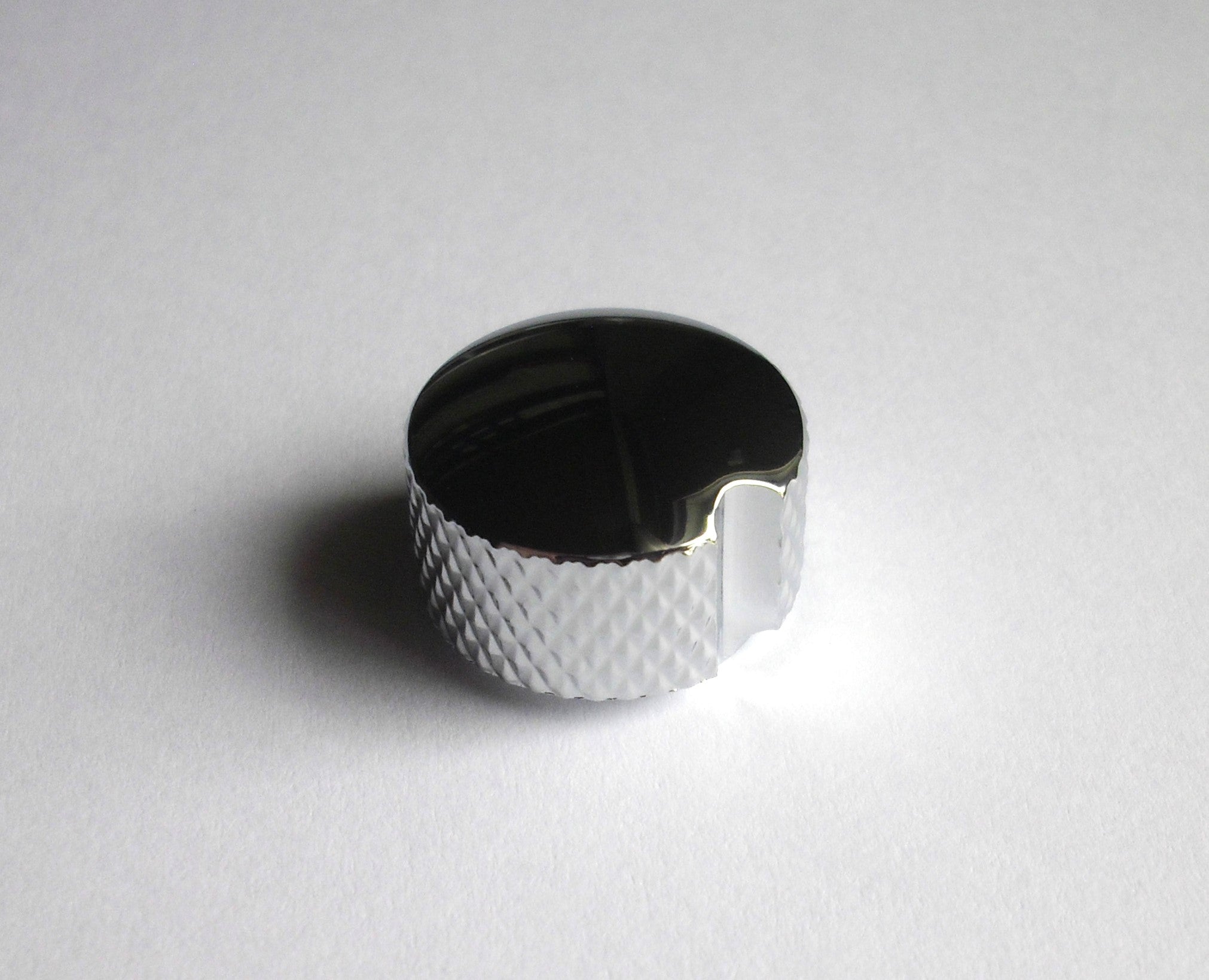 göldo Deluxe Metal Knob, Poti-knopf groß, chrome 22 mm