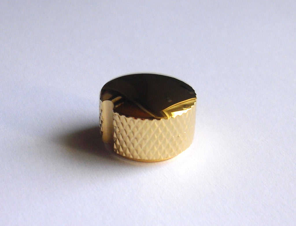 göldo Deluxe Metal Knob, Poti-knopf groß, gold 22 mm