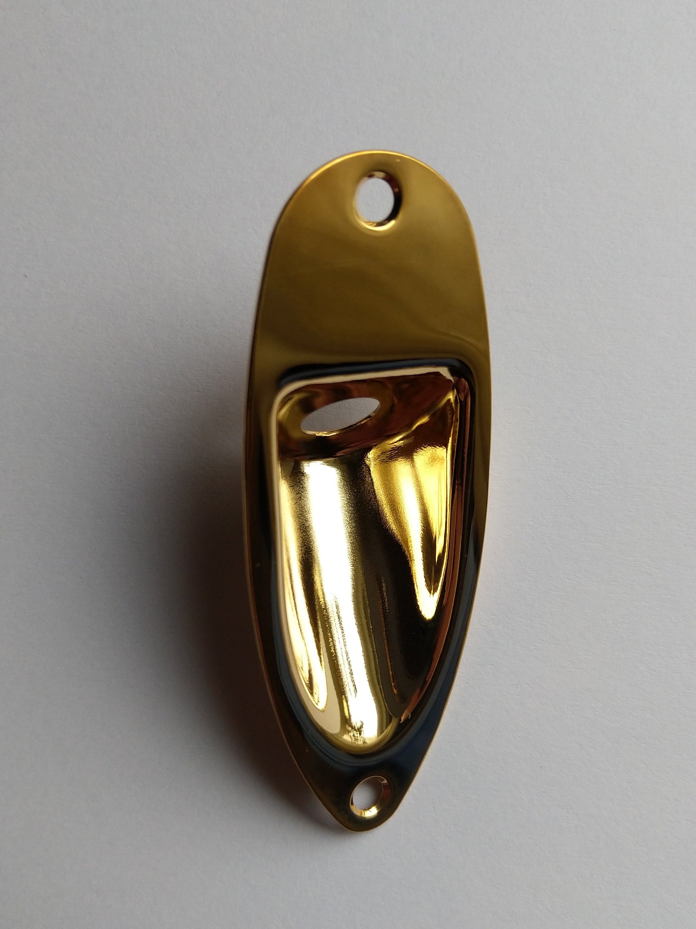 göldo Buchsenblech Jack-Plate für Strat Gold